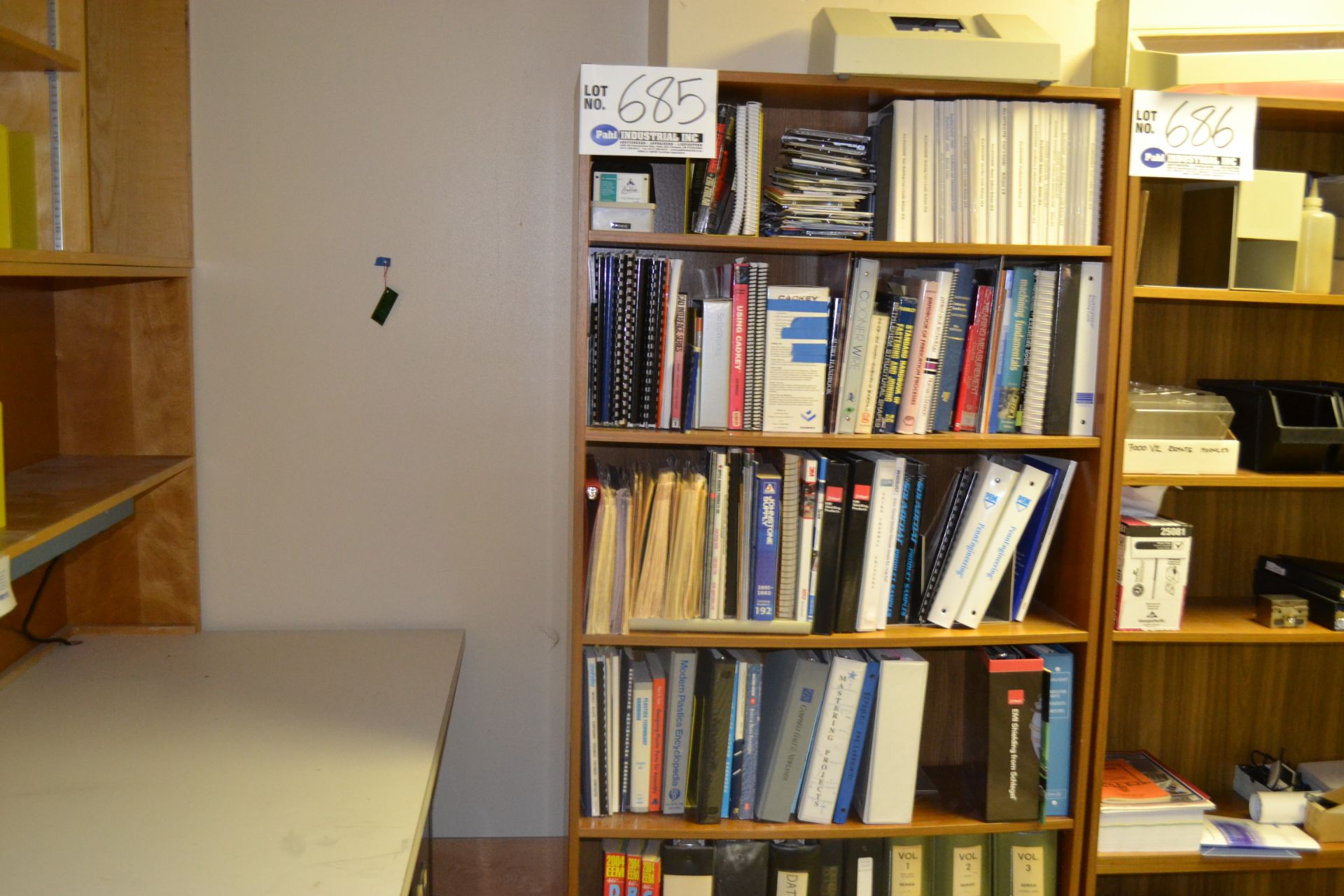 3' X 1' X 76" Tall Wood Book Shelf