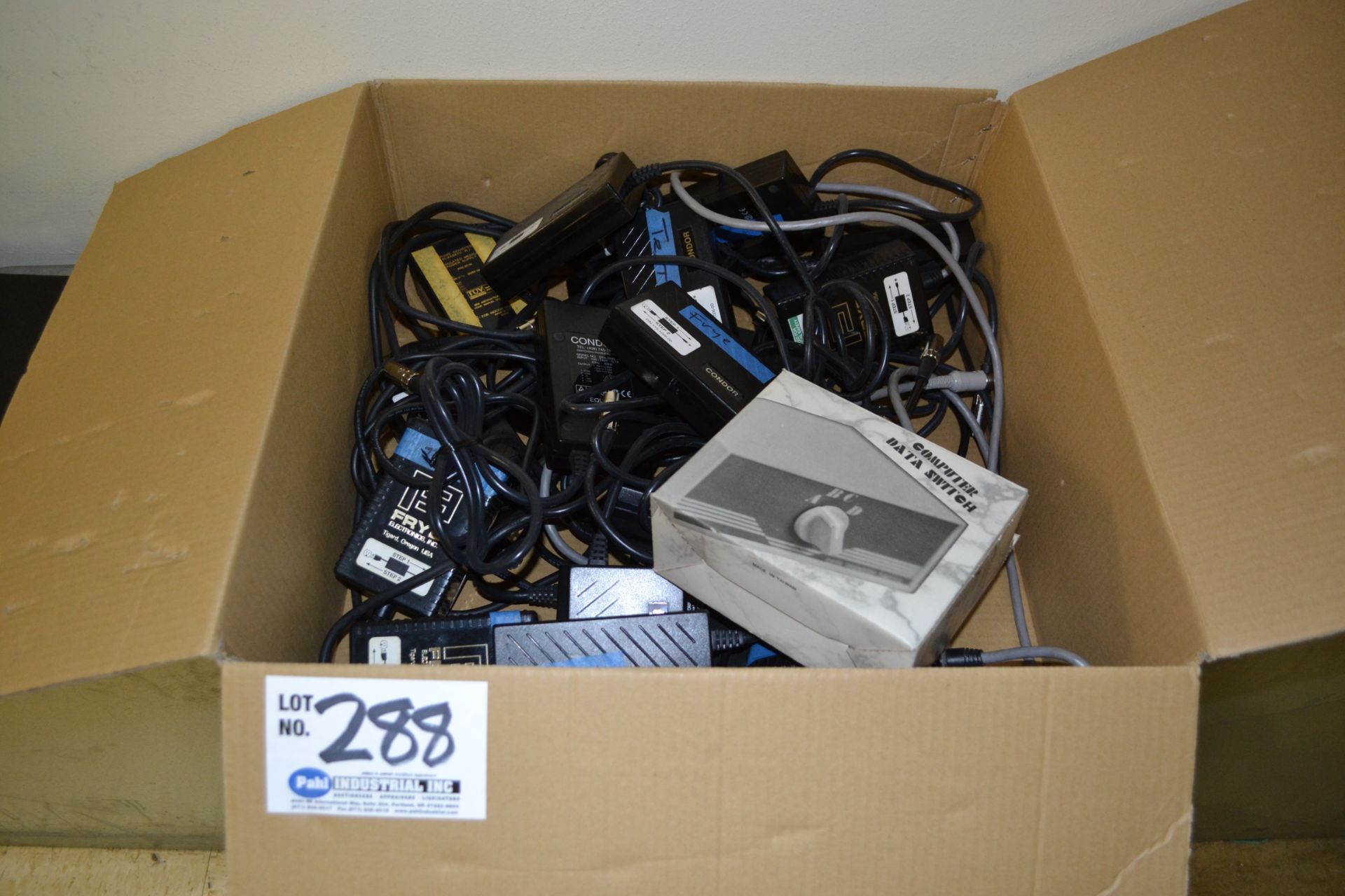 Box of regulated switching power supplies
