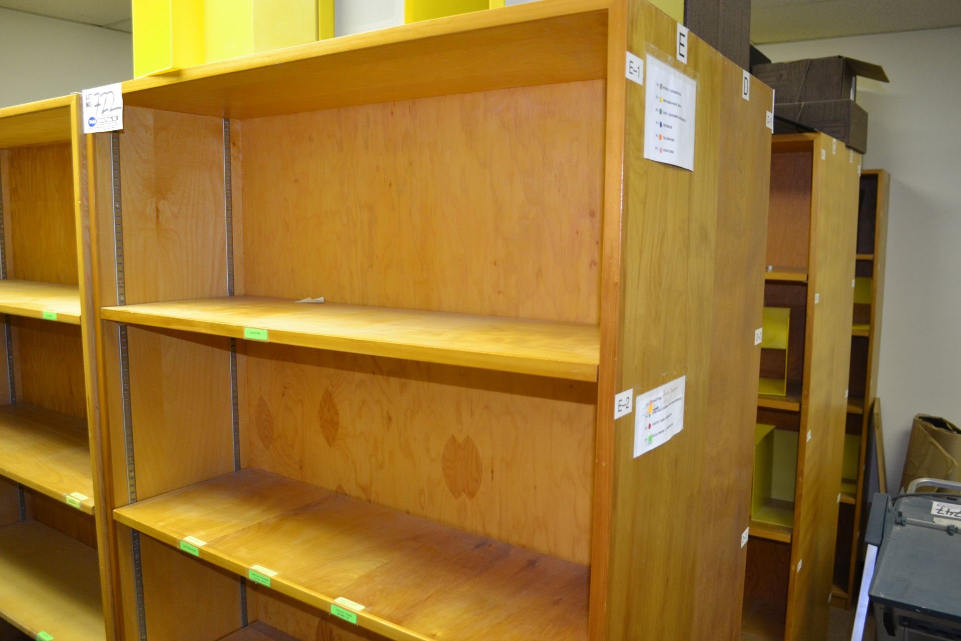 3' X 1' X 6' Tall Wood Book Shelf