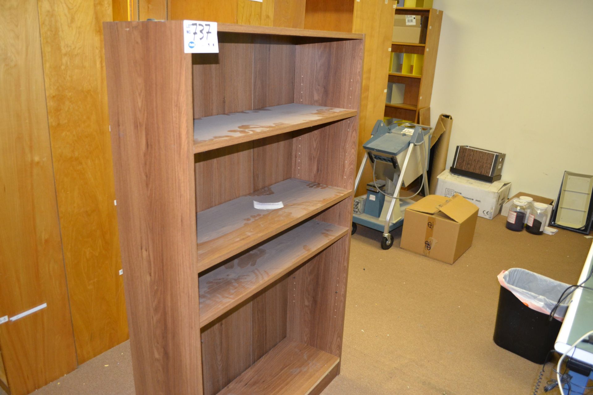 3' X 1' X 5' Tall Wood Book Shelf