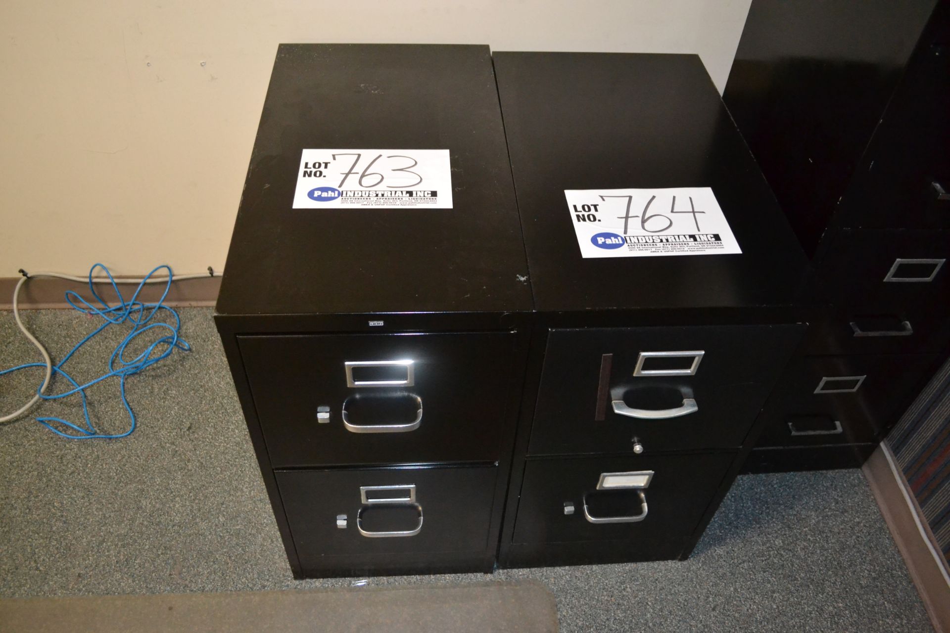 (2) drawer steel filing cabinet