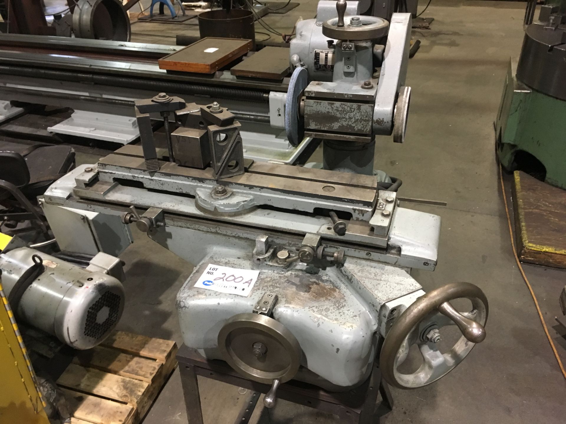 Covel Manufacturing Double Ended Tool Grinder on stand s/n 6-1105