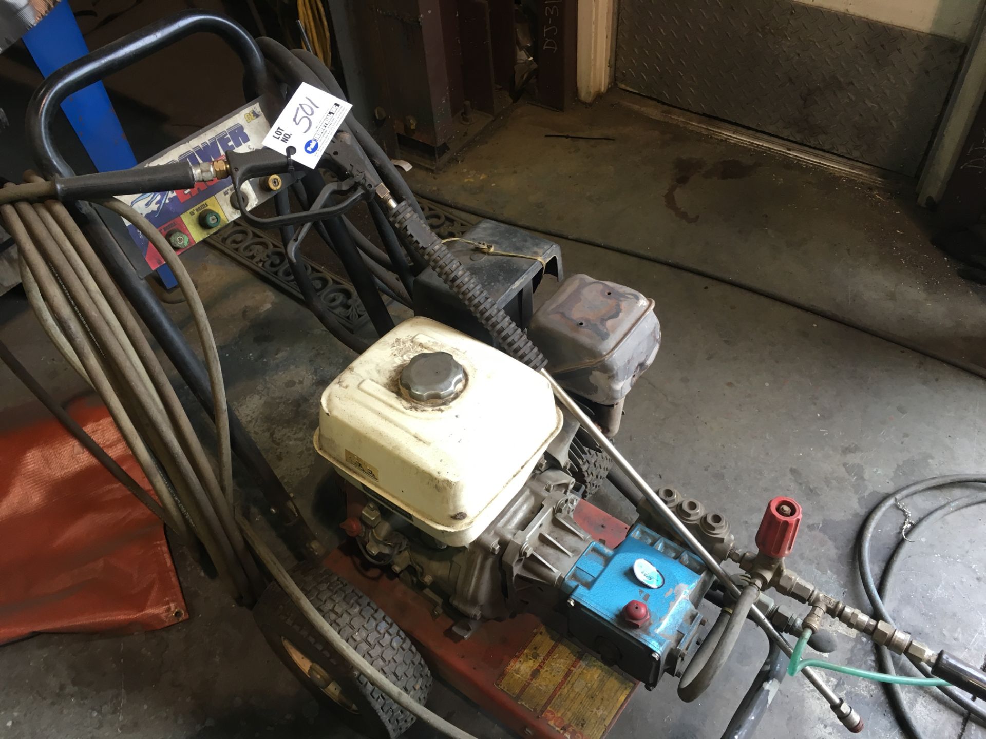 Power Ease Pressure Washer on cart