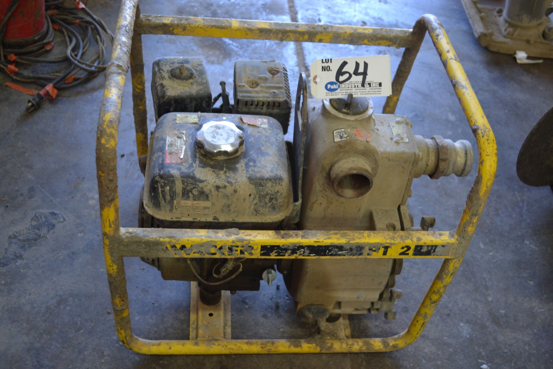 Wacker PT2 2" Trash Pump C/W suction hose