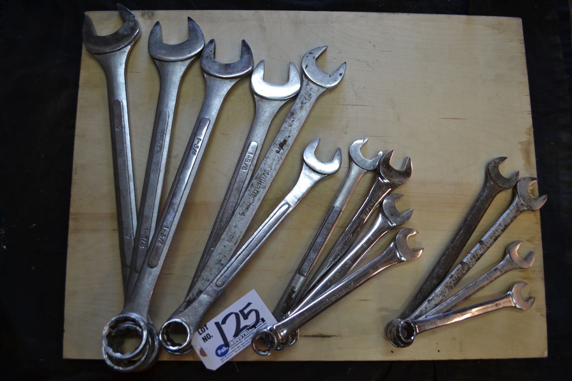 Assorted Large Open/Box End Wrenches (7/8" - 2")