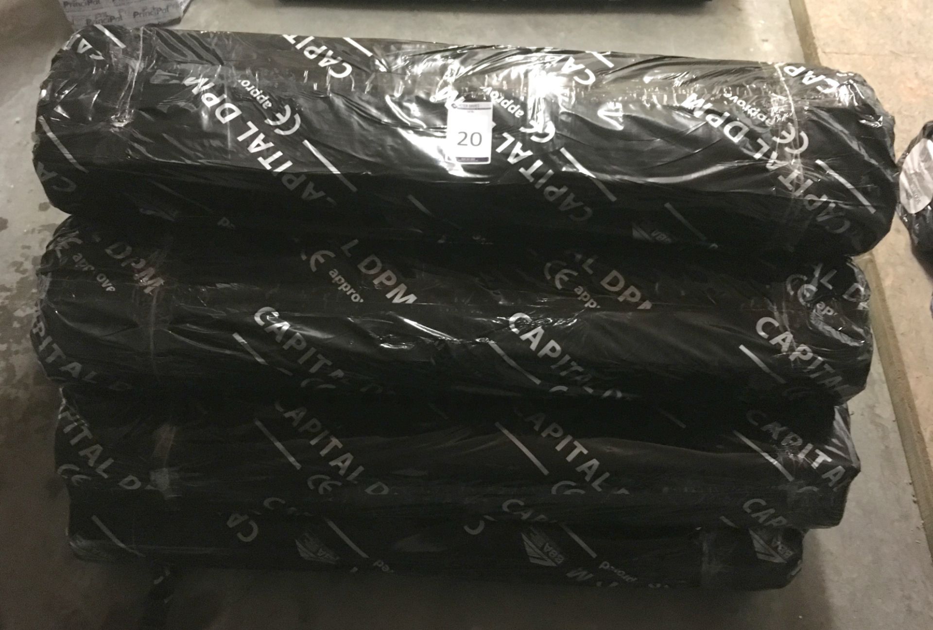 10 Rolls of BBA 300MU Damp Proof Membrane; 4m x 25m (located at Tooting, viewing Tuesday 23rd,