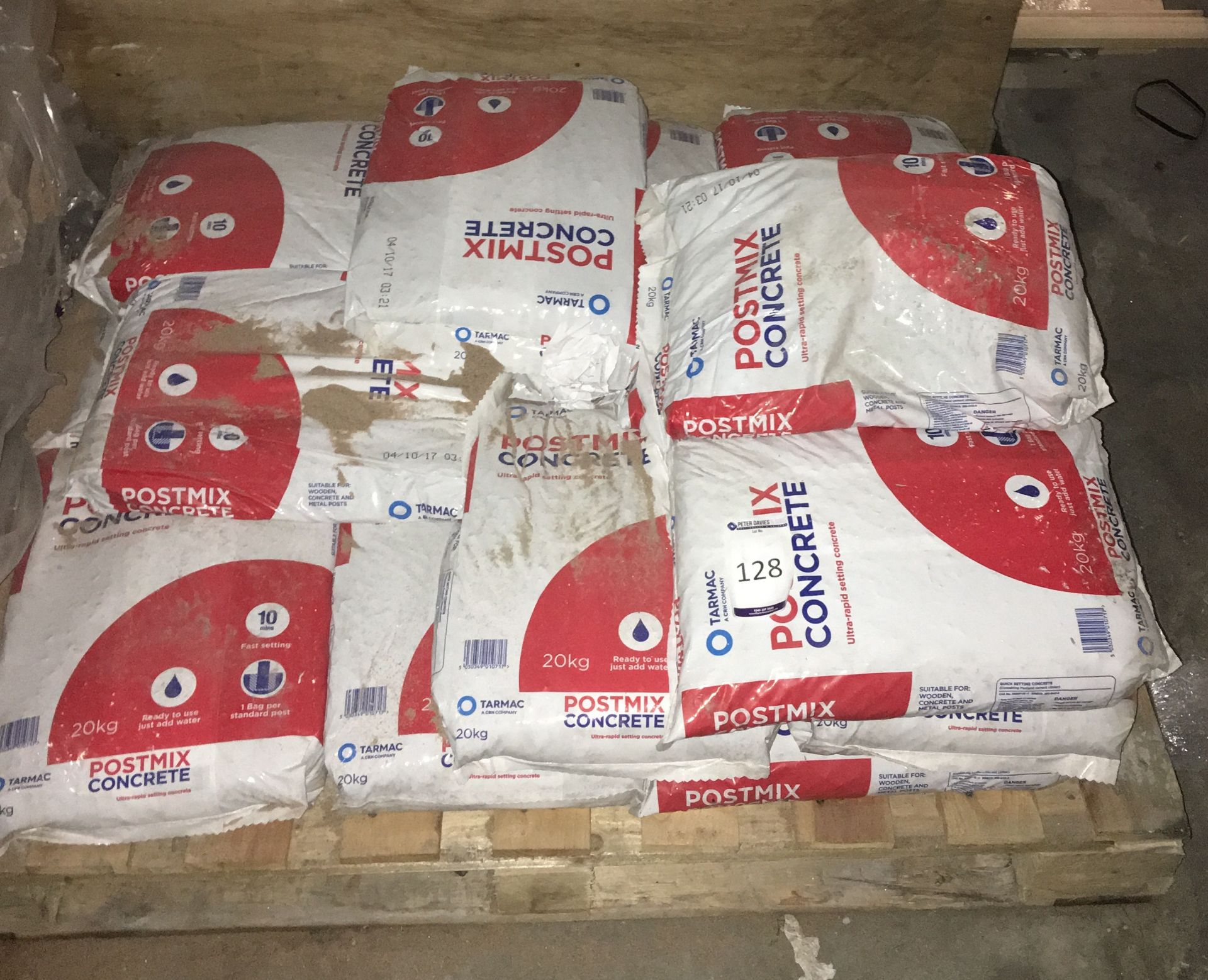 Part Pallet of Postmix Concrete Bags (located at Tooting, viewing Tuesday 23rd, collection Tuesday