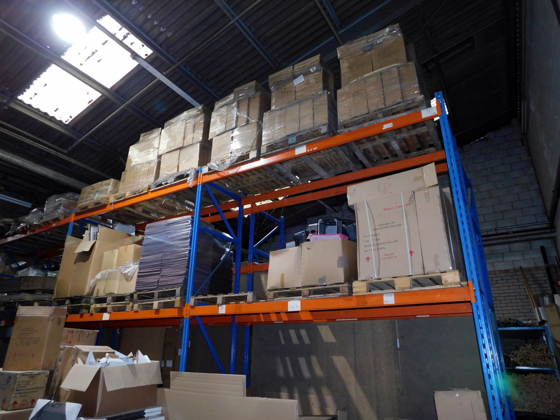 8 Bays of Boltless Pallet Racking to include: 9 4.2m Uprights, 32 Crossbeams (Collection – Wednesday - Image 2 of 5
