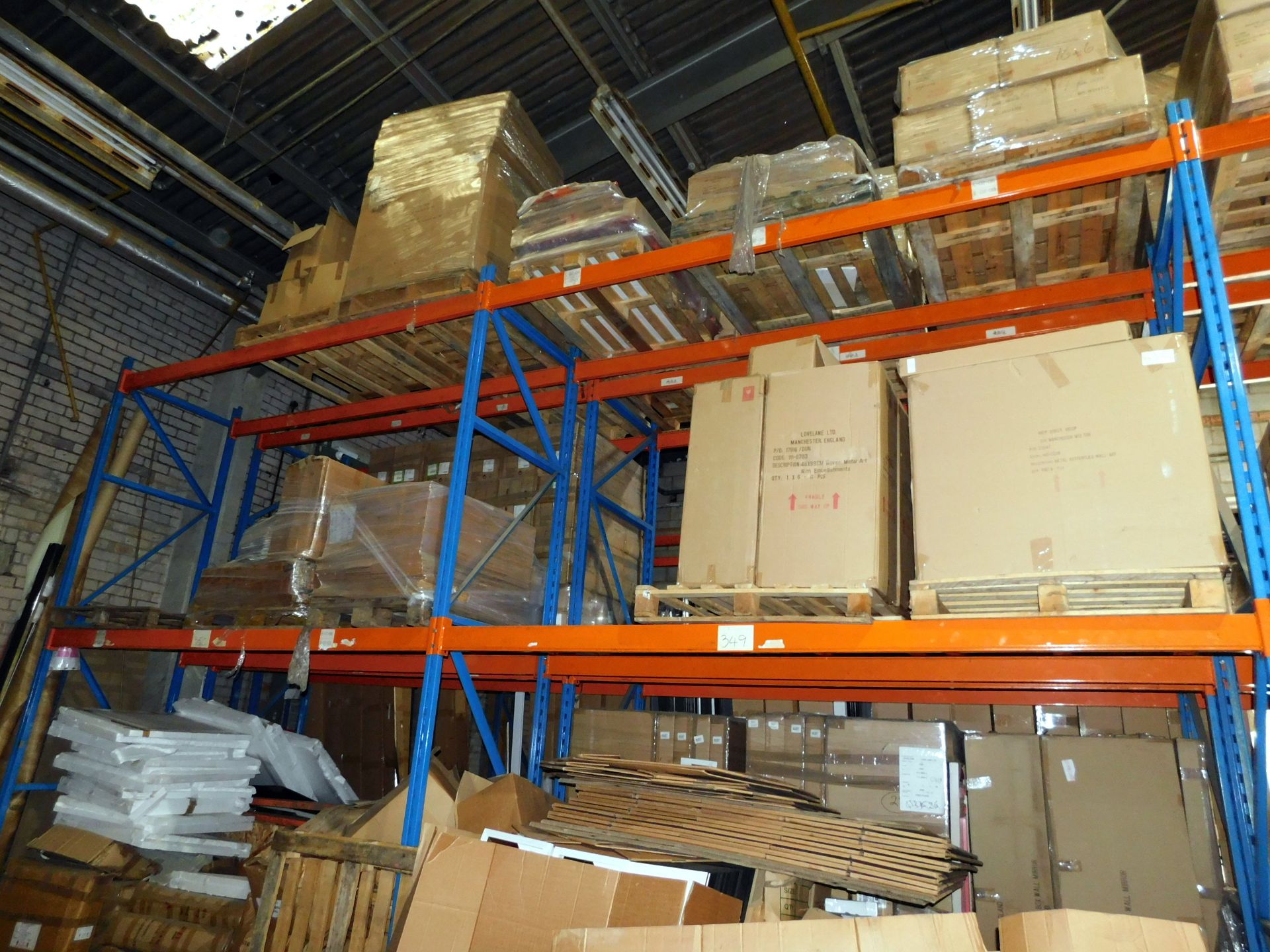 8 Bays of Boltless Pallet Racking to include: 9 4.2m Uprights, 32 Crossbeams (Collection – Wednesday - Image 5 of 5