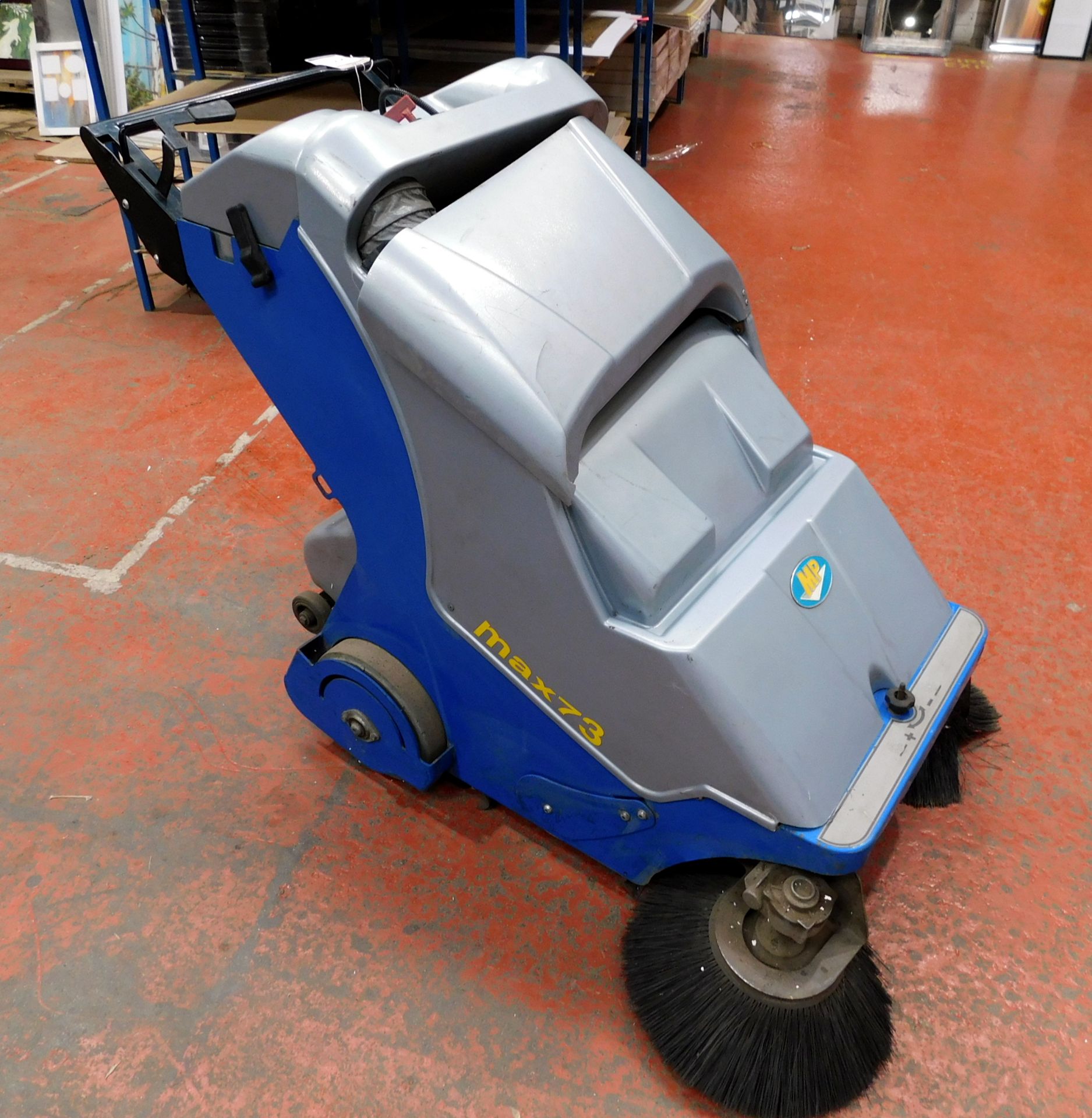 MP Max 7300BT Pedestrianised Floor Sweeper, Serial Number: 027-1701-08, (2008) (Collection – - Image 2 of 6