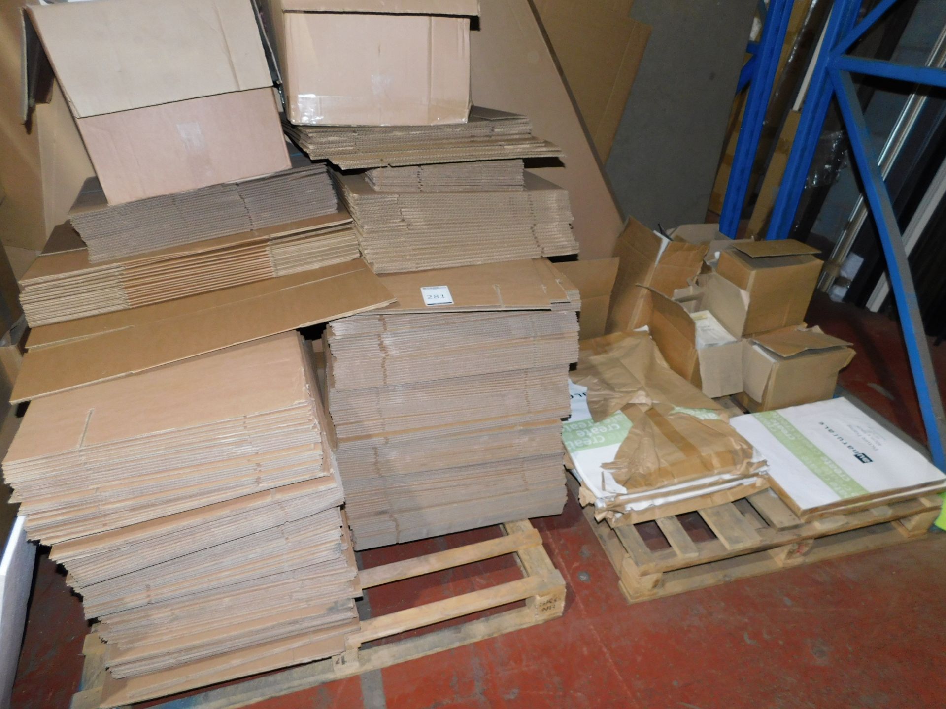 Pallet of Packaging Boxes & Paper for Frames (Collection – Friday 25th, Tuesday 29th or Wednesday