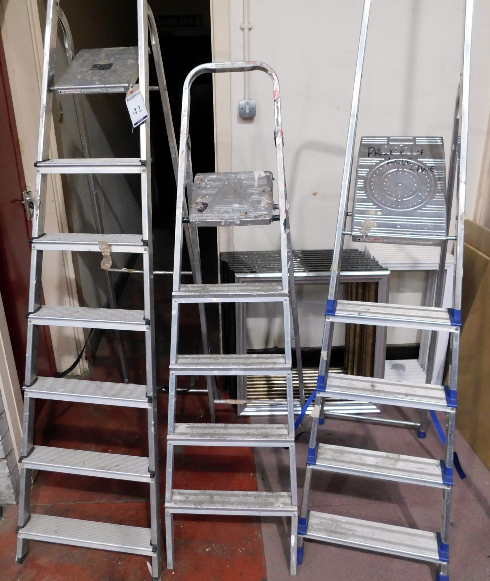 3 Sets of Aluminium Step Ladders (Collection – Friday 25th, Tuesday 29th or Wednesday 30th May –