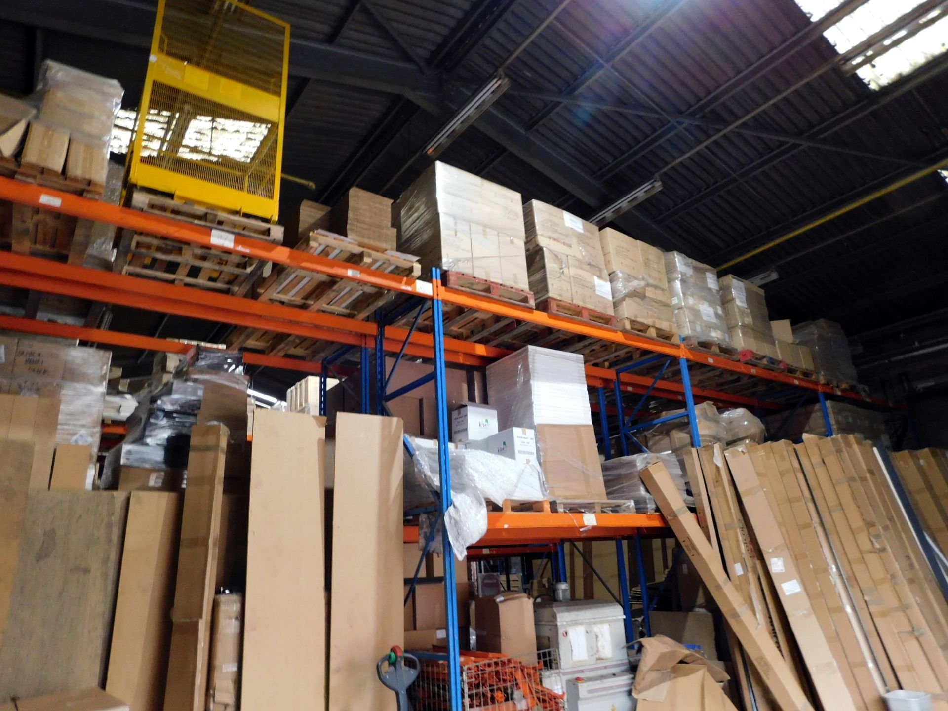 10 Bays of Boltless Pallet Racking to include: 12 4.2m Uprights, 35 Crossbeams . (Collection – - Image 4 of 6