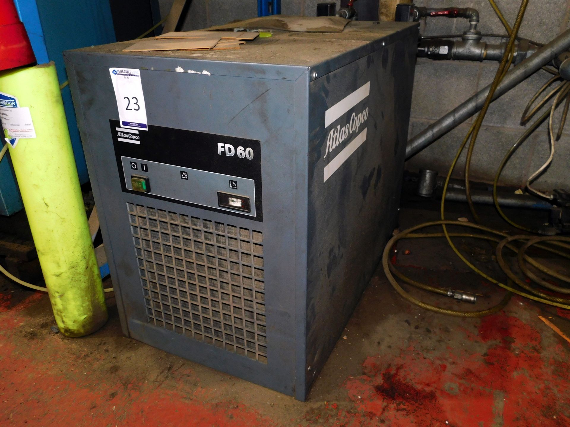 Atlas Copco FD60 Air Dryer And Vertical Air Receiver (Collection – Friday 25th, Tuesday 29th or