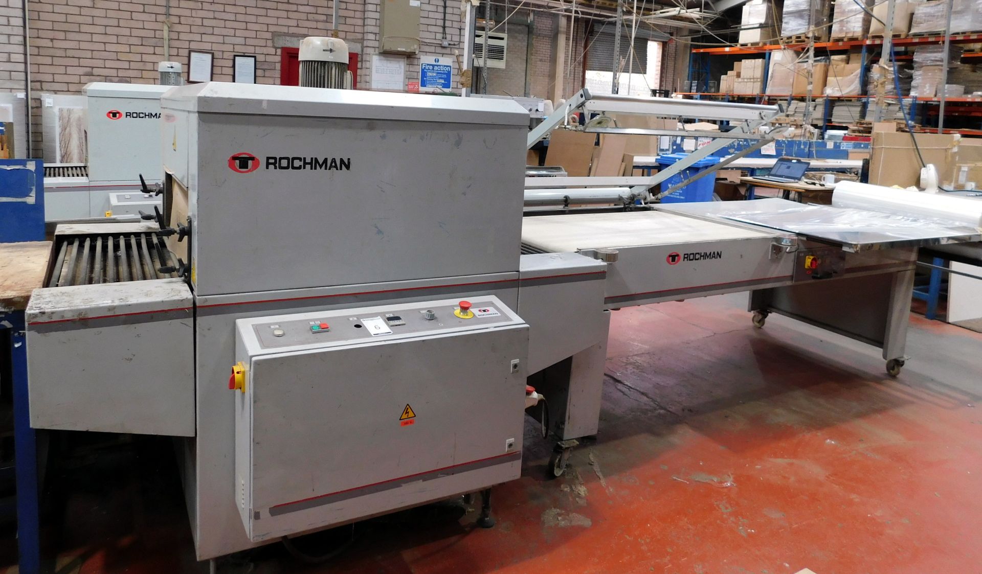 Rochman TR80/100 H250 Sealing Machine, Serial Number 4880900 (2000) With SLS120/80 Feed Bed, - Image 2 of 10