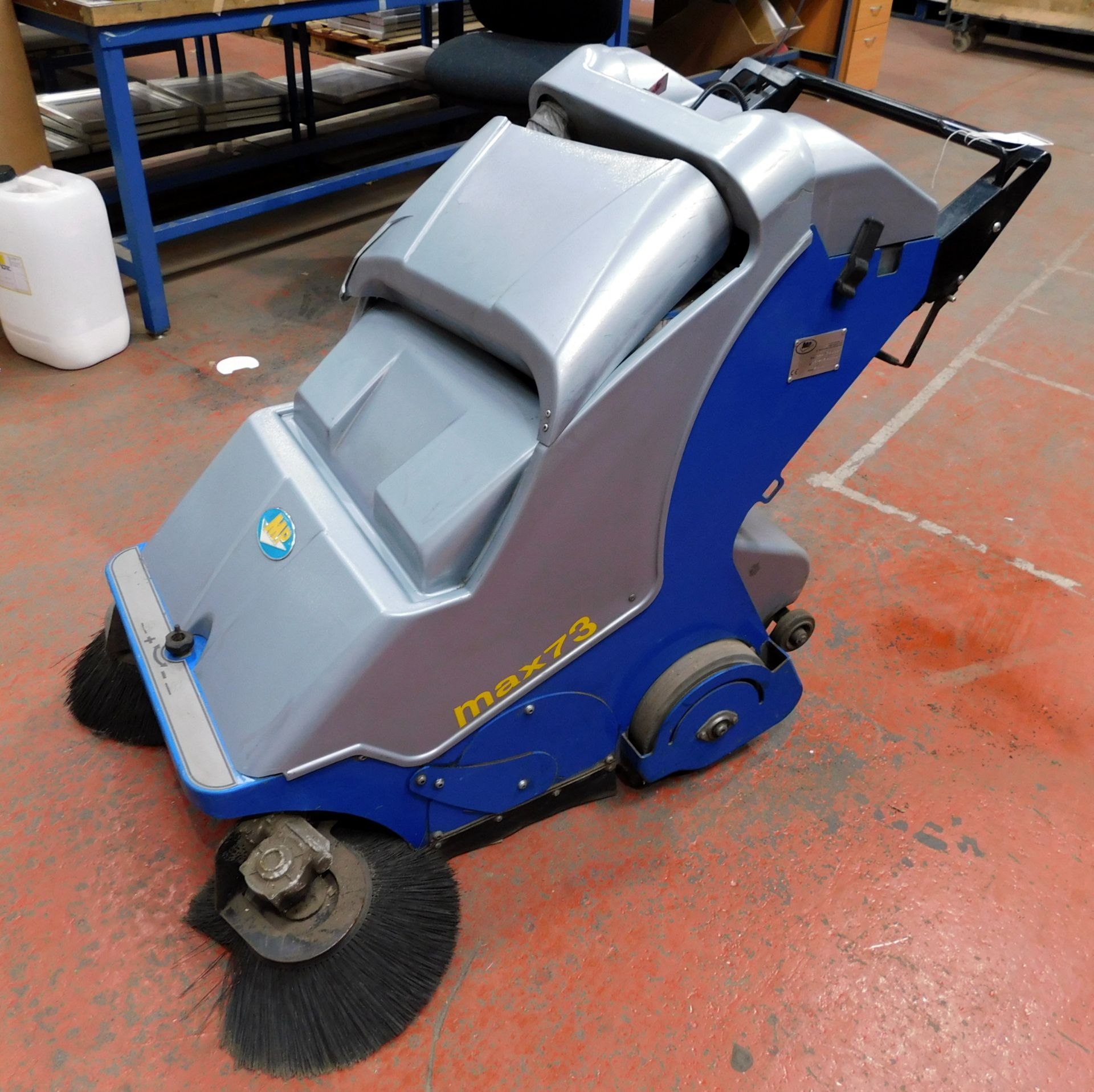 MP Max 7300BT Pedestrianised Floor Sweeper, Serial Number: 027-1701-08, (2008) (Collection –