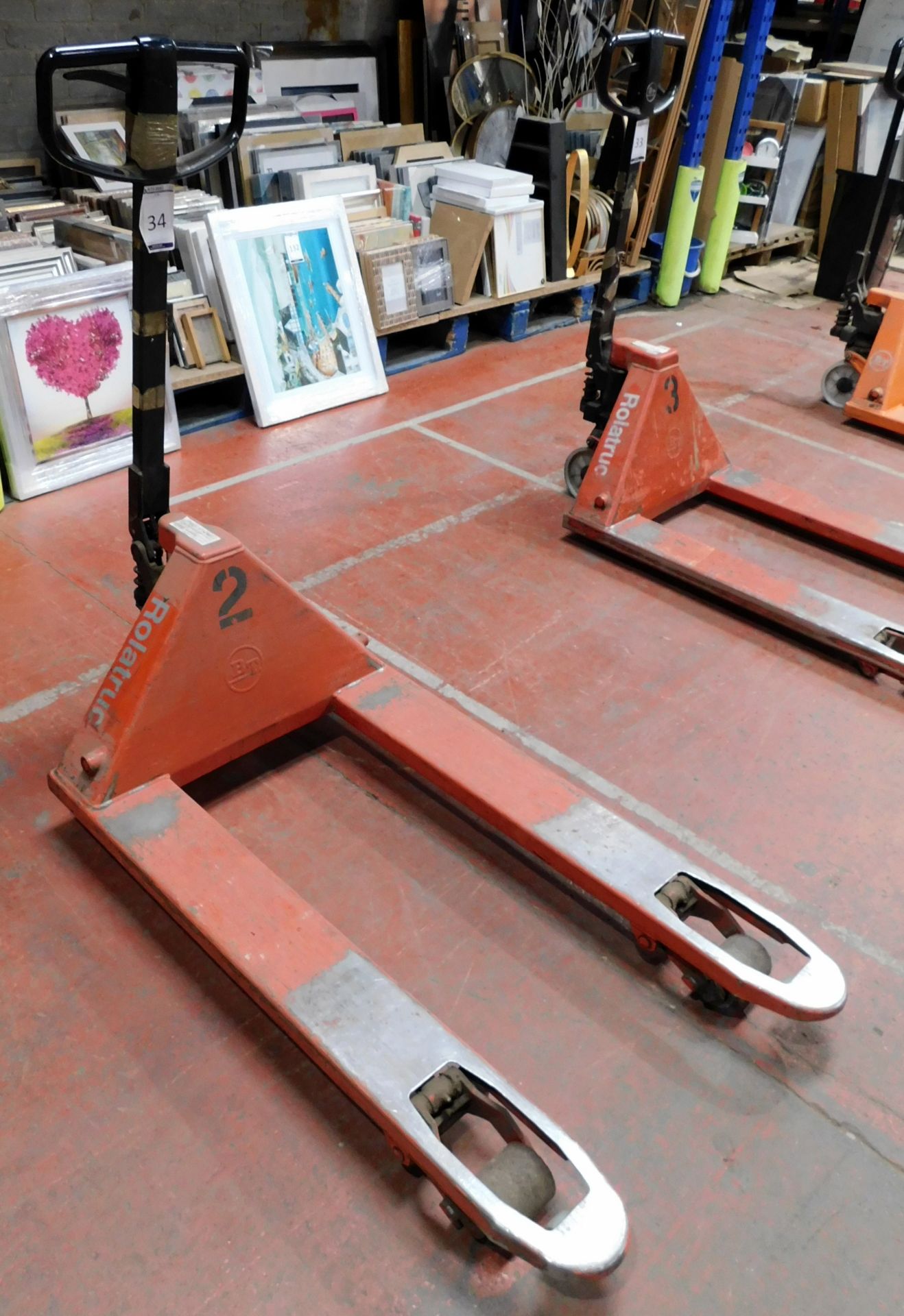 Wide Blade BT Rolatruc Pallet Truck (For Repair) (Collection – Friday 25th, Tuesday 29th or - Image 2 of 4