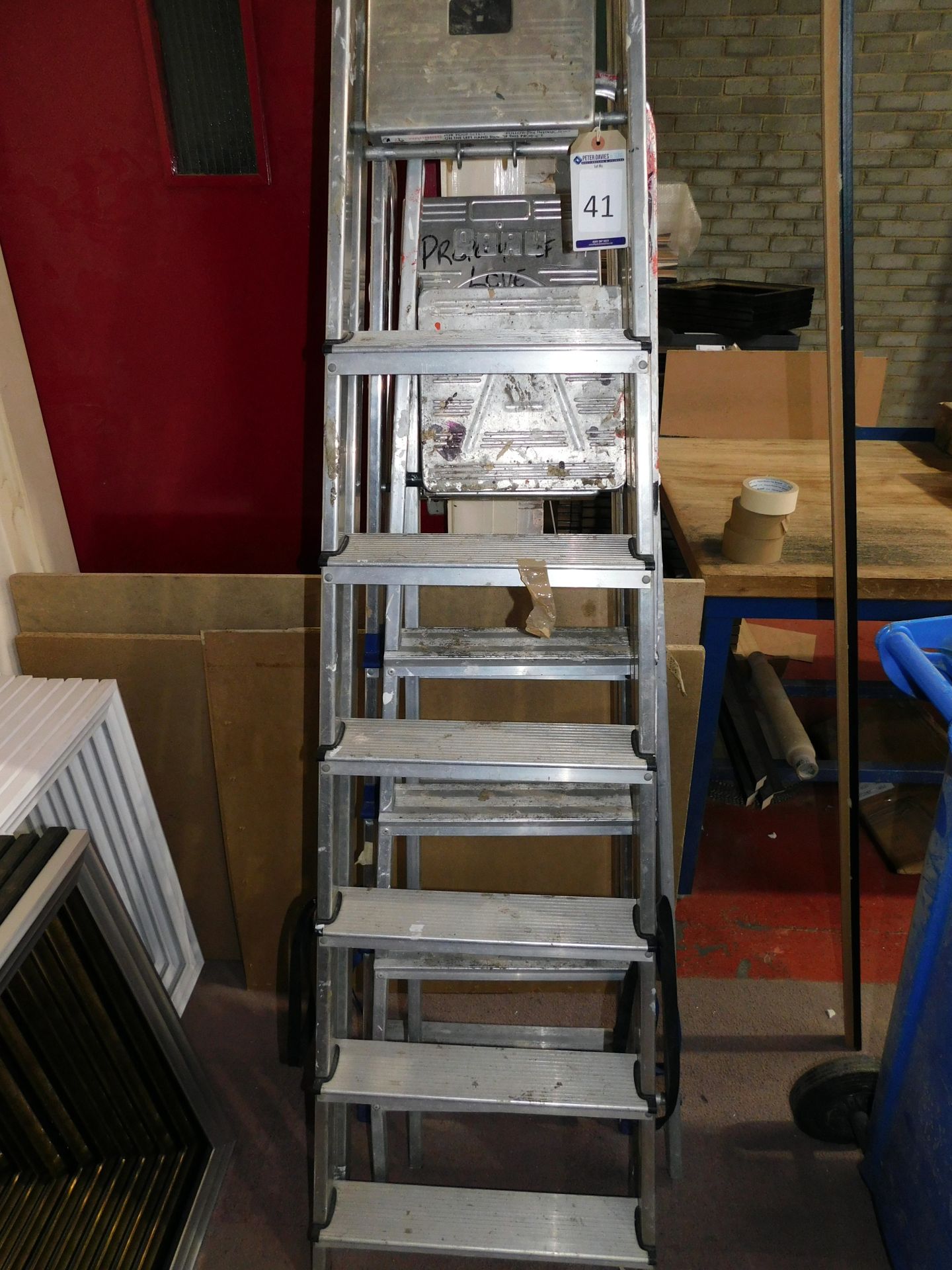 3 Sets of Aluminium Step Ladders (Collection – Friday 25th, Tuesday 29th or Wednesday 30th May – - Image 2 of 2