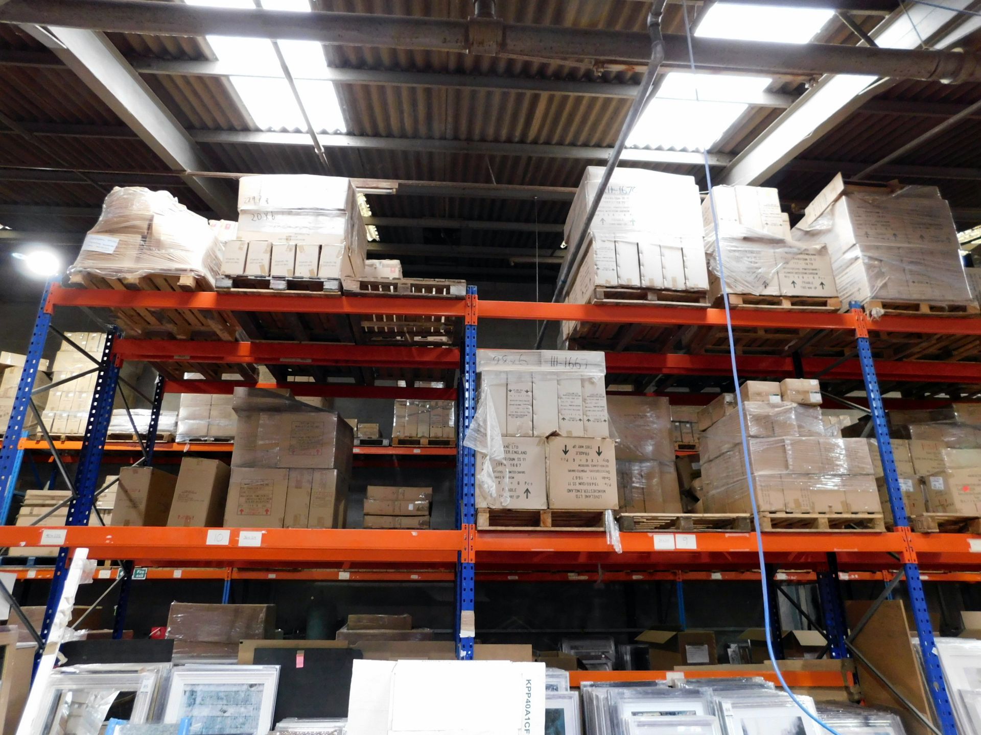 6 Bays of Boltless Pallet Racking to include: 7 4.2m Uprights, 24 Crossbeams (Collection – Wednesday - Image 4 of 4