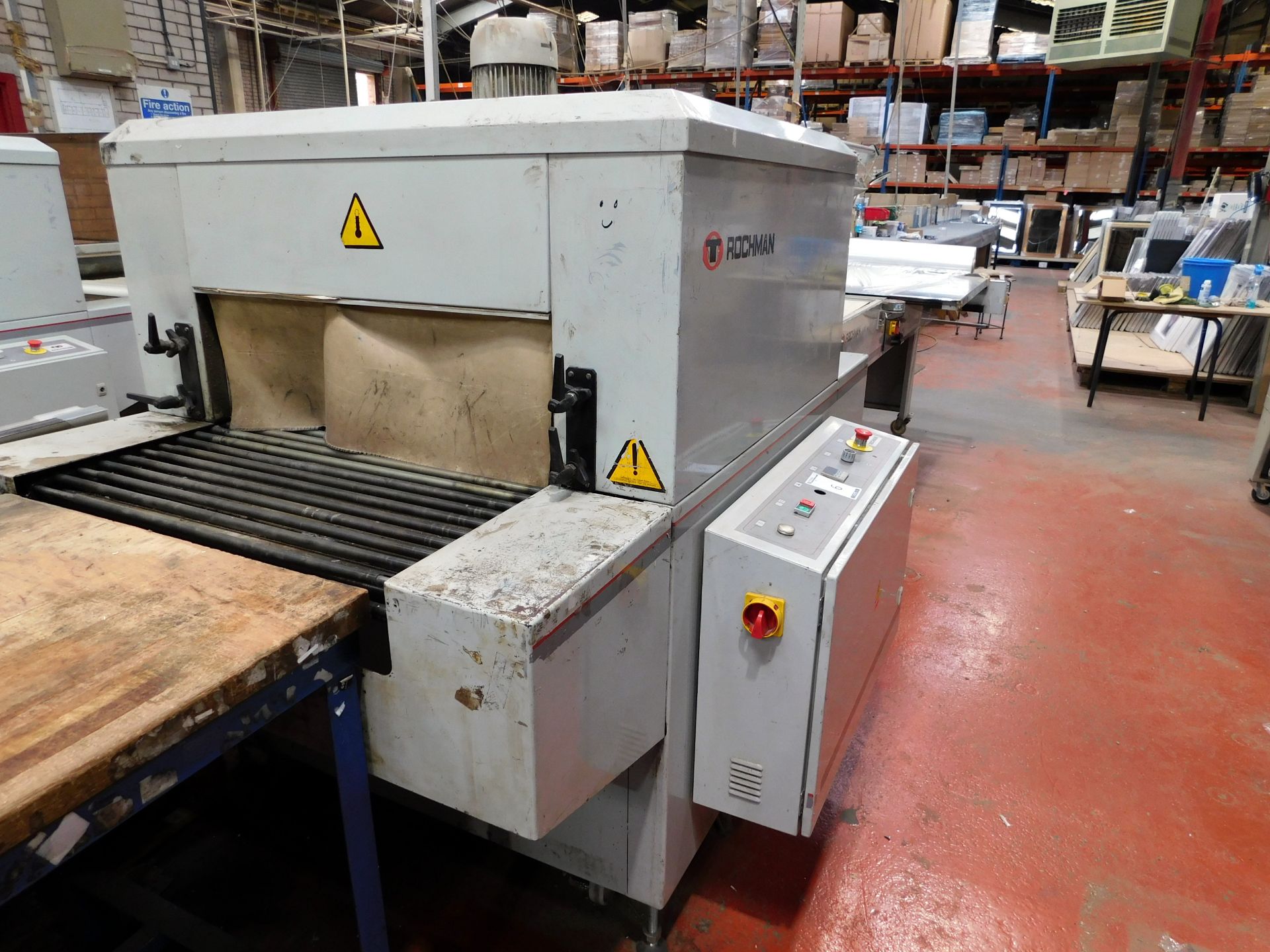 Rochman TR80/100 H250 Sealing Machine, Serial Number 4880900 (2000) With SLS120/80 Feed Bed, - Image 3 of 10