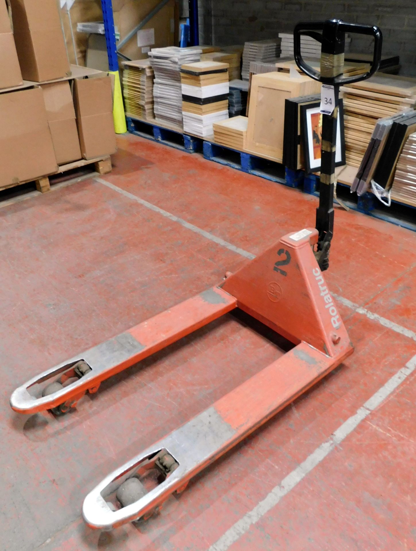 Wide Blade BT Rolatruc Pallet Truck (For Repair) (Collection – Friday 25th, Tuesday 29th or - Image 3 of 4