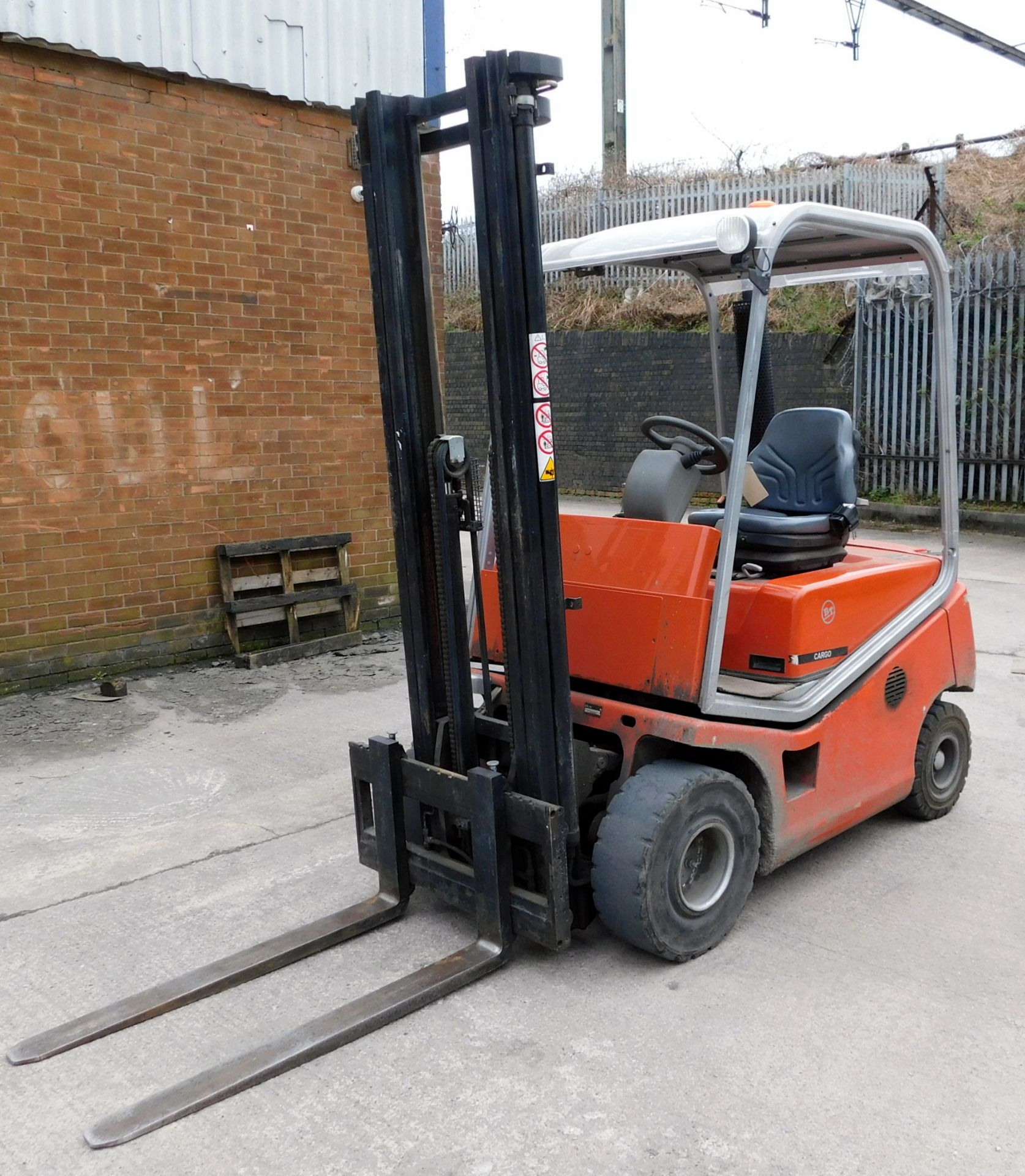 BT CBD15 Diesel Powered Counter Balance Fork Lift, Serial Number CE267564 (2005), 1620 Hours, 1,