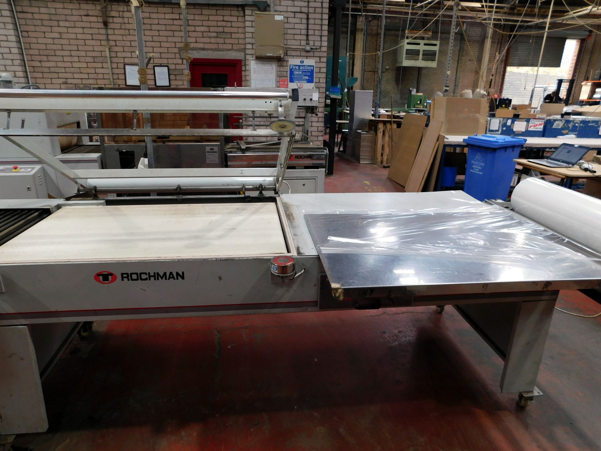 Rochman TR80/100 H250 Sealing Machine, Serial Number 4880900 (2000) With SLS120/80 Feed Bed, - Image 5 of 10