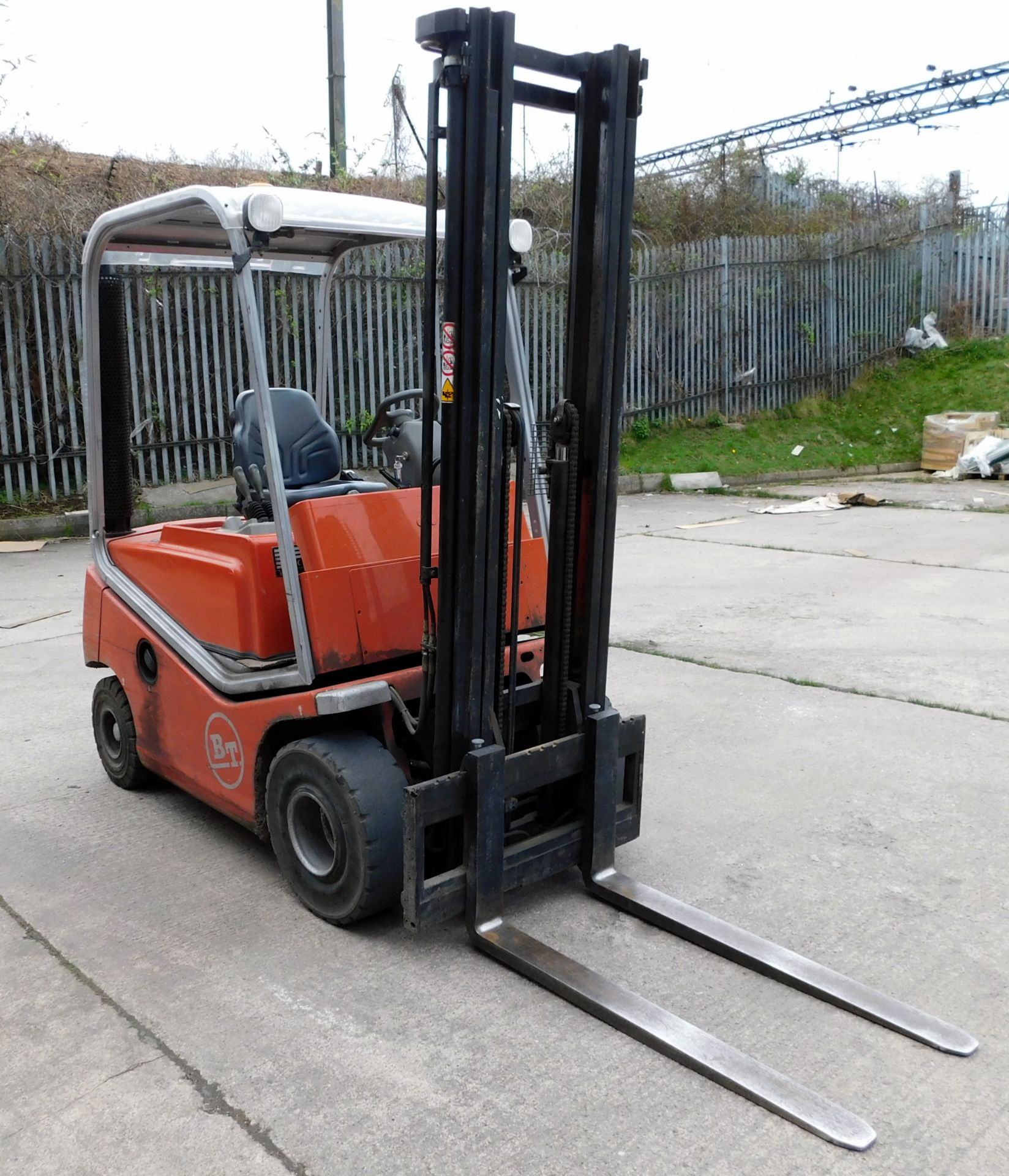 BT CBD15 Diesel Powered Counter Balance Fork Lift, Serial Number CE267564 (2005), 1620 Hours, 1, - Image 3 of 11