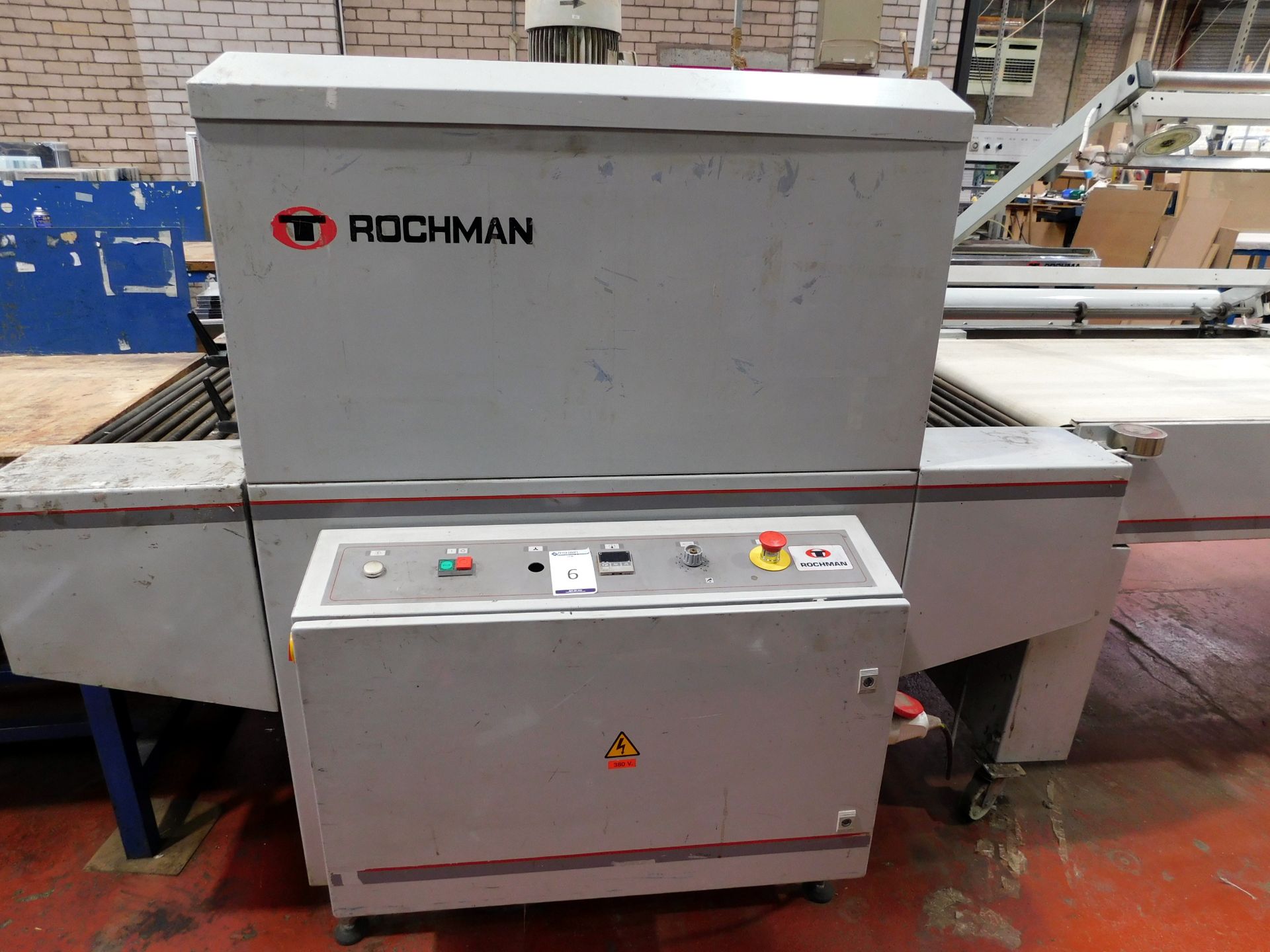 Rochman TR80/100 H250 Sealing Machine, Serial Number 4880900 (2000) With SLS120/80 Feed Bed, - Image 4 of 10