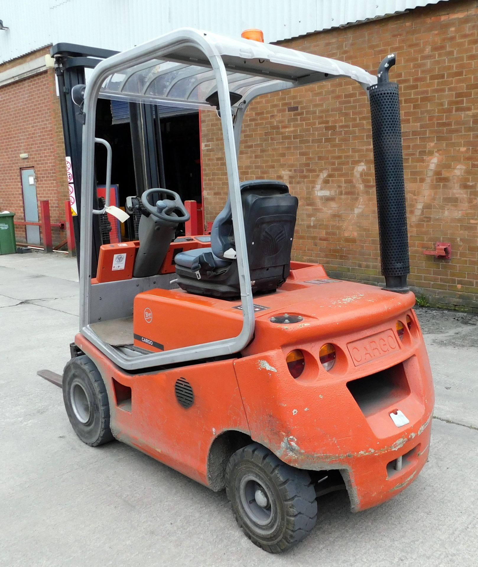BT CBD15 Diesel Powered Counter Balance Fork Lift, Serial Number CE267564 (2005), 1620 Hours, 1, - Image 4 of 11