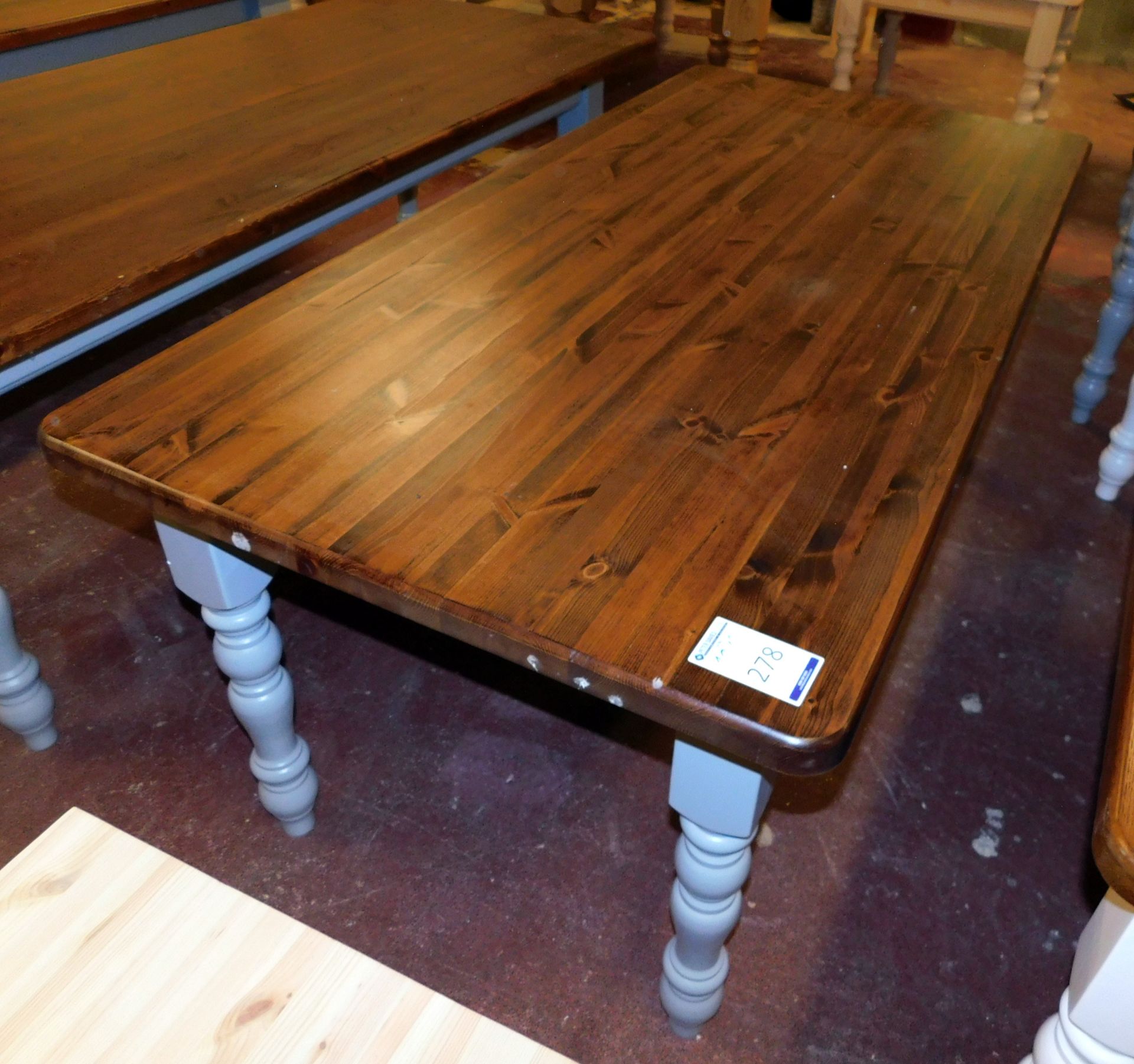 Pine Dining Table, 5’11” x 3’ (located Driffield, collection Monday 23rd & Tuesday 24th July)