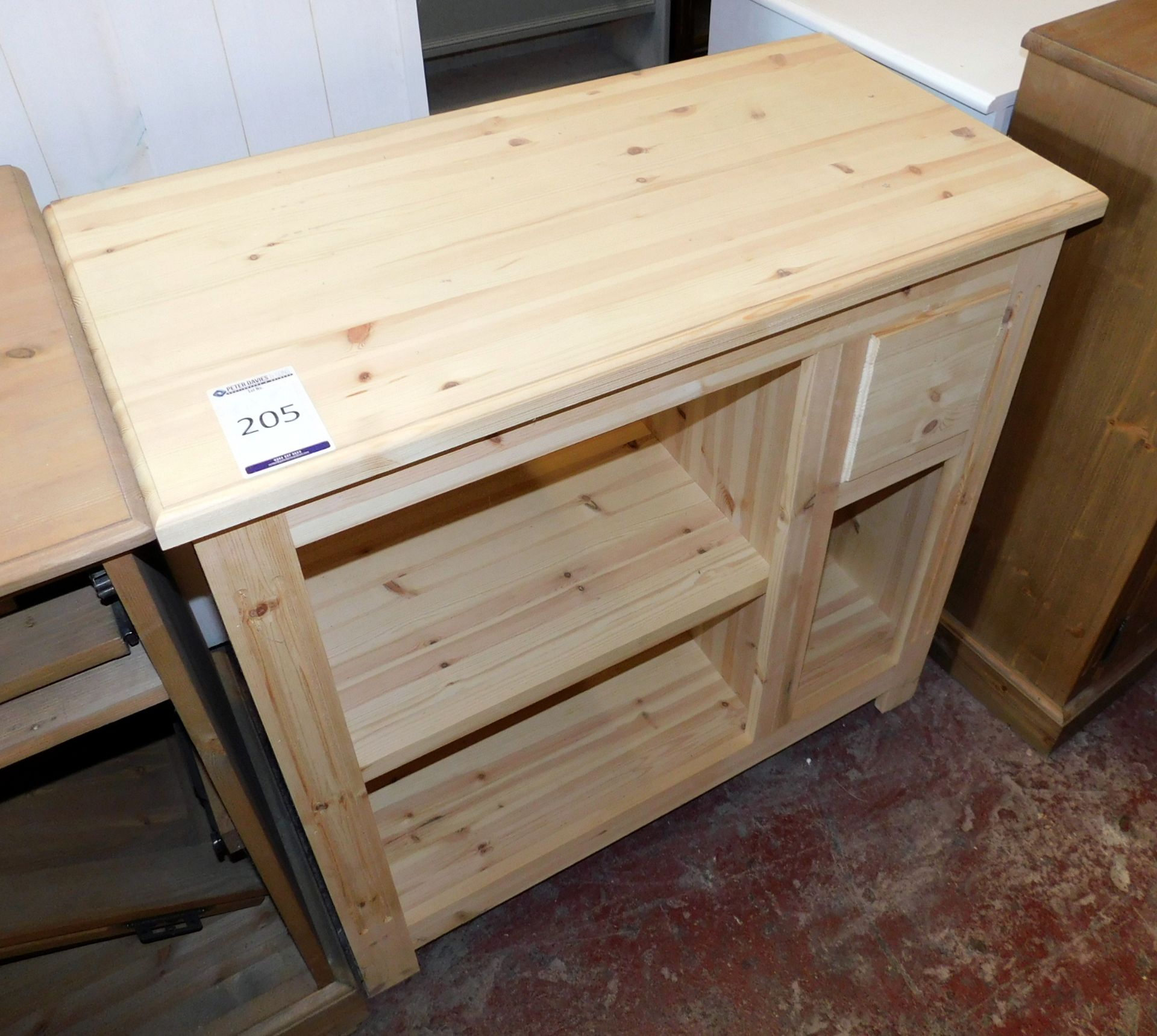 Raw Pine Cupboard, 2’8” x 2’10” (located Driffield, collection Monday 23rd & Tuesday 24th July)