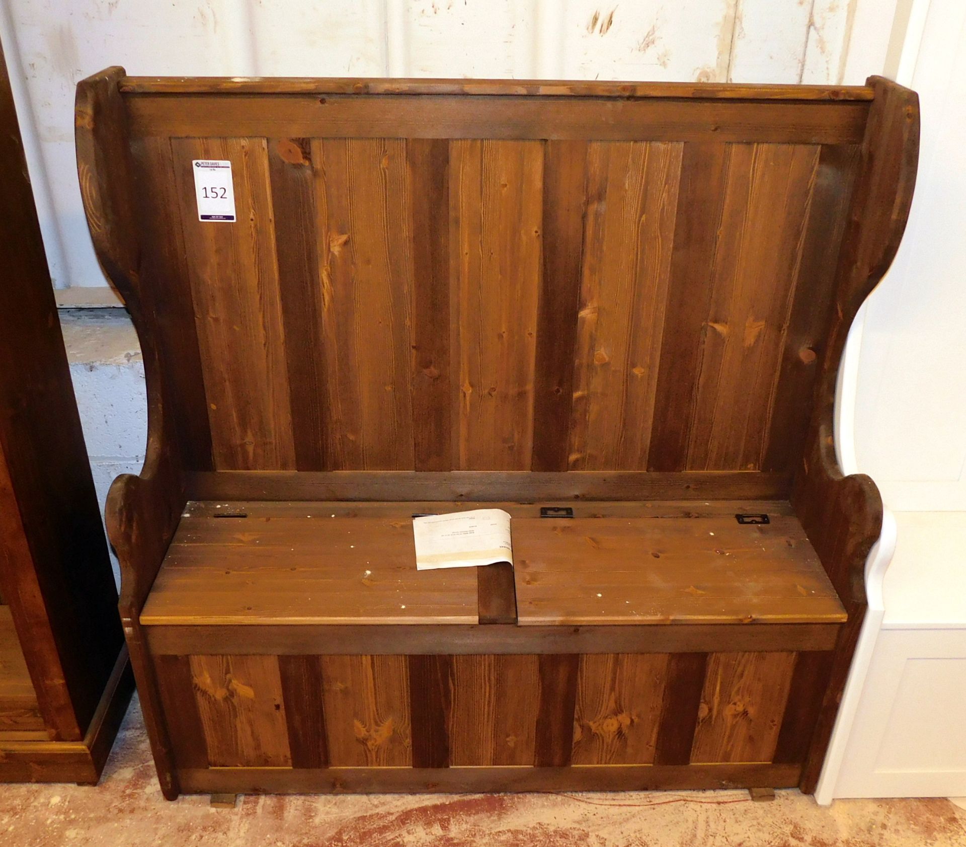 Pine Monks Bench, 4’ x 4’ (located Driffield, collection Monday 23rd & Tuesday 24th July)