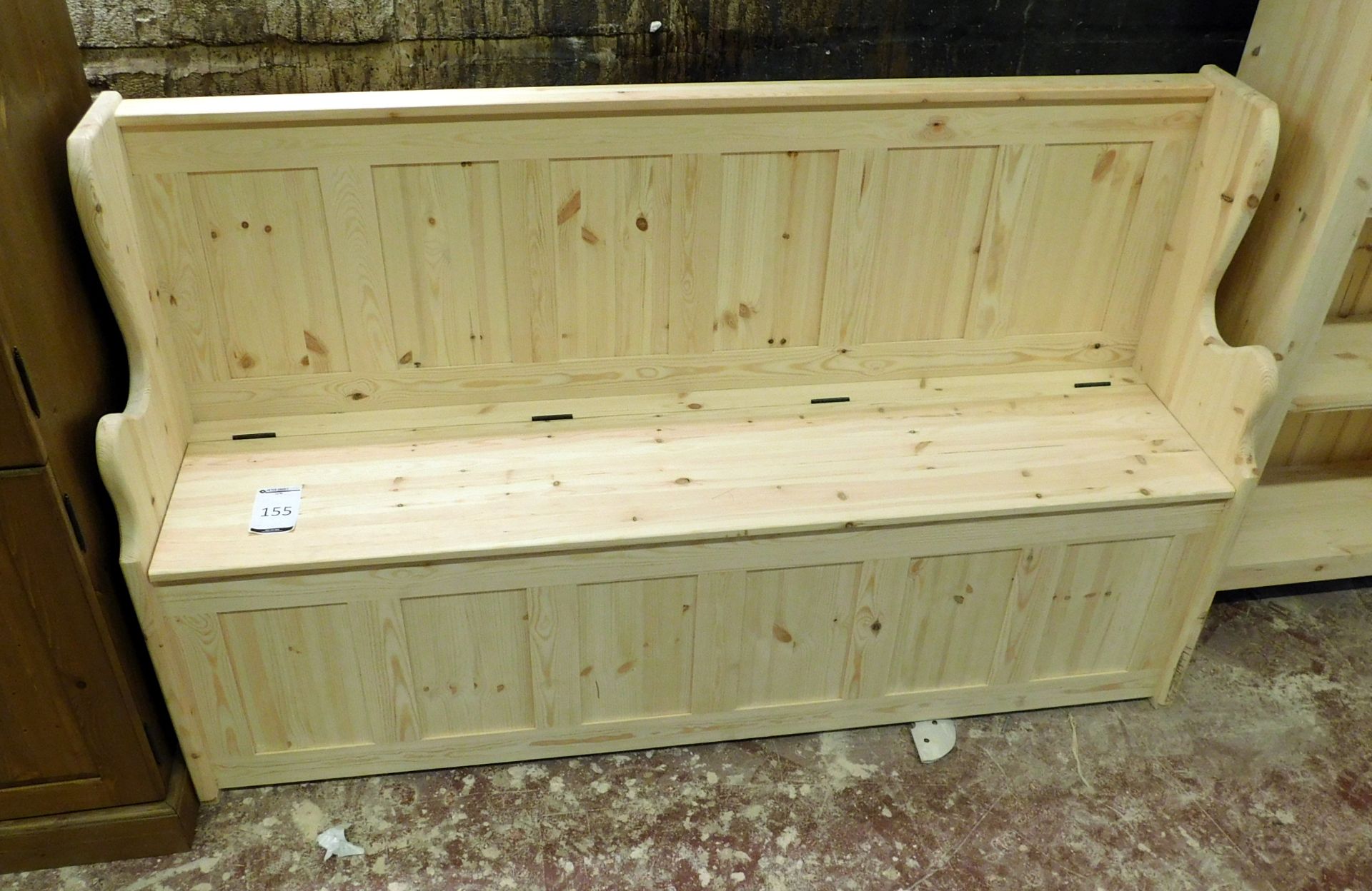 Raw Pine Monks Bench, 3’ x 5’ (located Driffield, collection Monday 23rd & Tuesday 24th July)