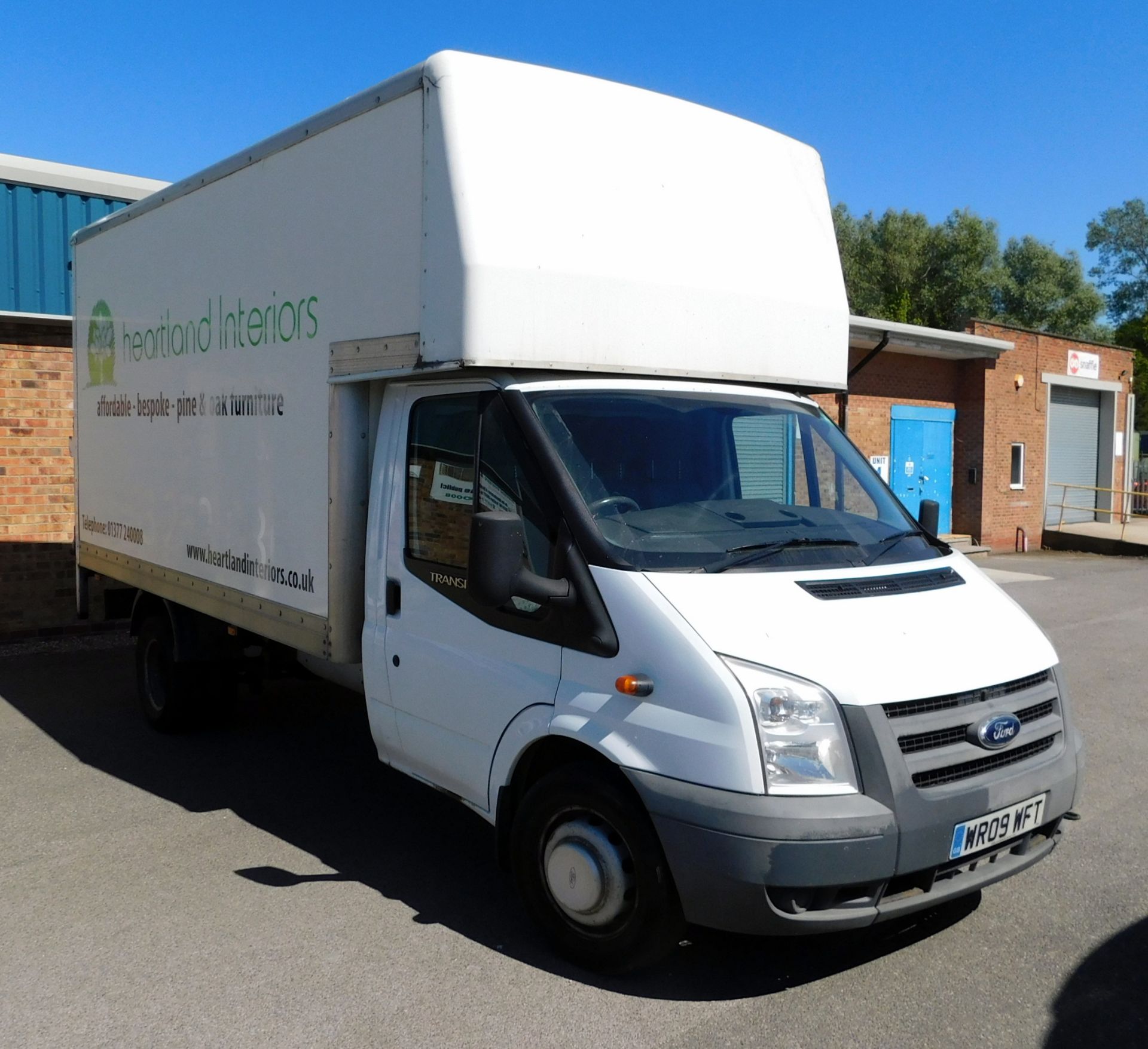 Ford Transit Luton Van, 350EF LWB RWD, TDCi 140ps, Registration WR09 WFT, First Registered 25th June