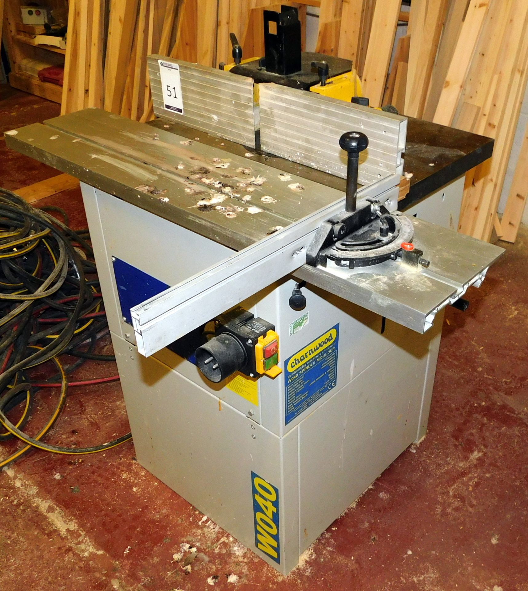 Charnwood W040 Spindle Moulder (located Driffield, collection Monday 23rd & Tuesday 24th July) - Bild 2 aus 4