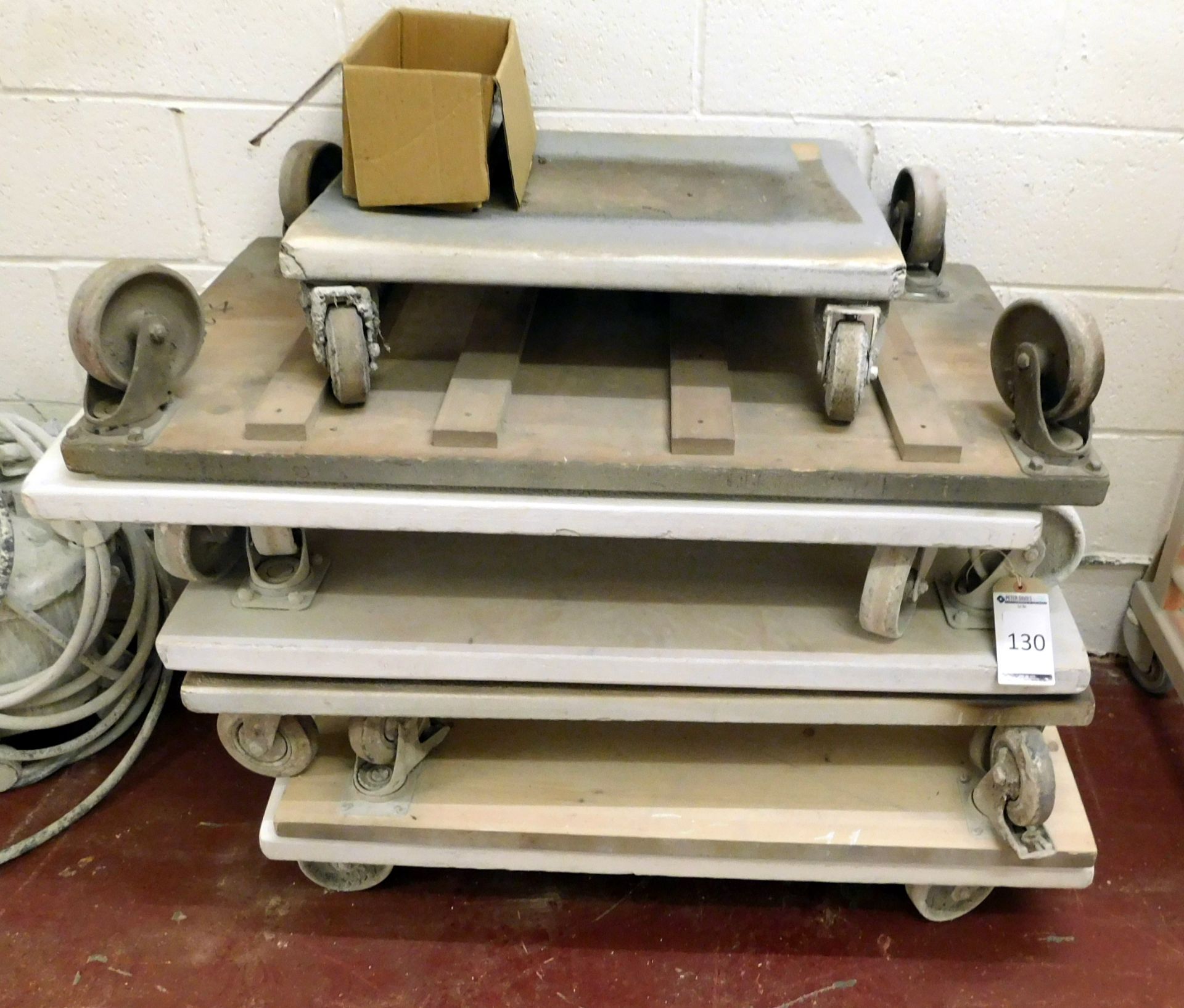 7 Various Platform Trollies (located Driffield, collection Monday 23rd & Tuesday 24th July)