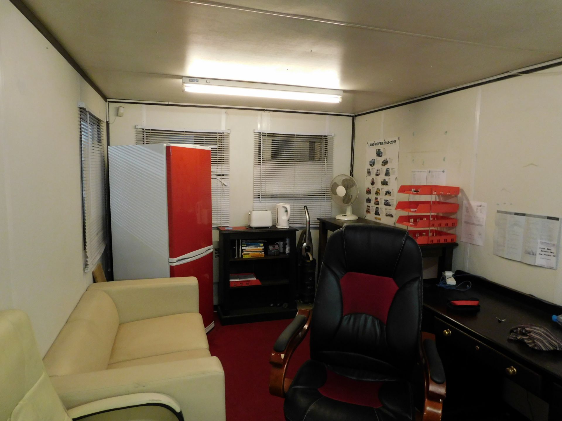 Contents of Directors Office to Include:- 2 Sofas, 6 Chairs, Meeting Table, Desk, Fridge Freezer, - Image 2 of 2