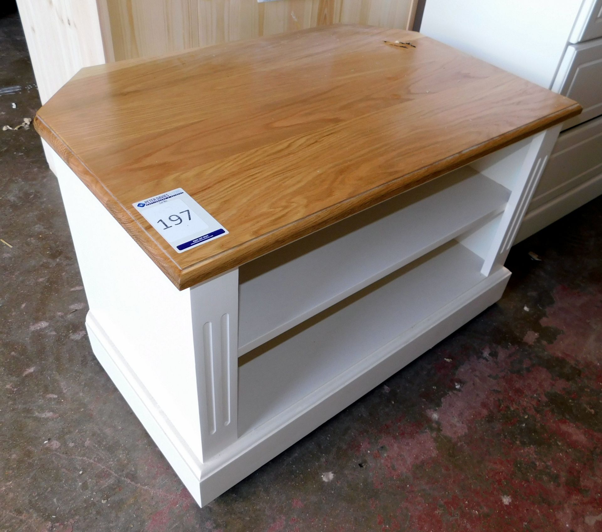 Pine TV Unit, 1’7” x 2’8” (located Driffield, collection Monday 23rd & Tuesday 24th July)