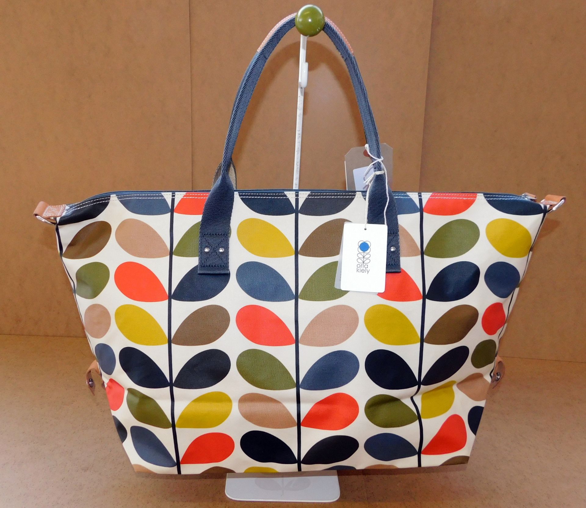 Orla Kiely Classic Multi Stem Zip Holdall, Multi, RRP £170