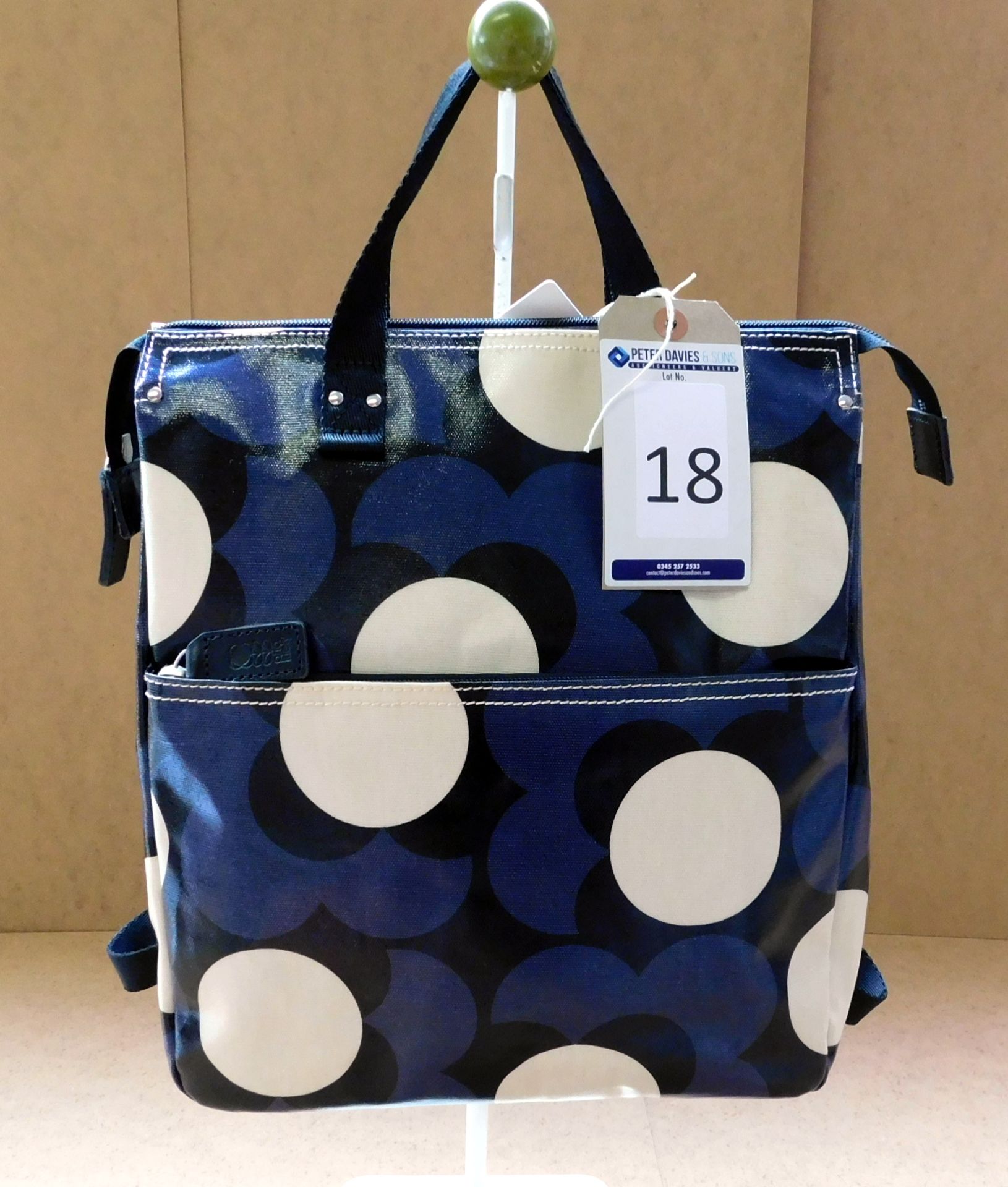 Orla Kiely Shadow Flower Backpack, Midnight, RRP £155