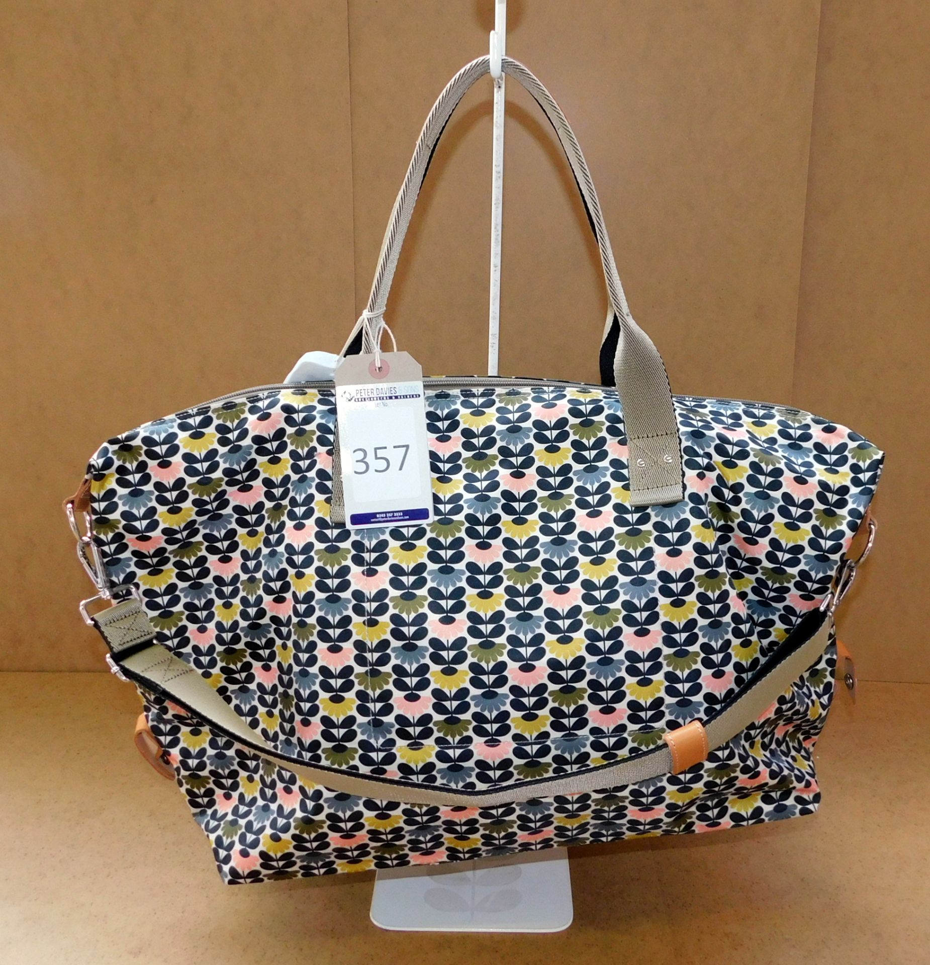 Orla Kiely Mini Wild Daisy Print Print Zip Holdall, Multi, RRP £145