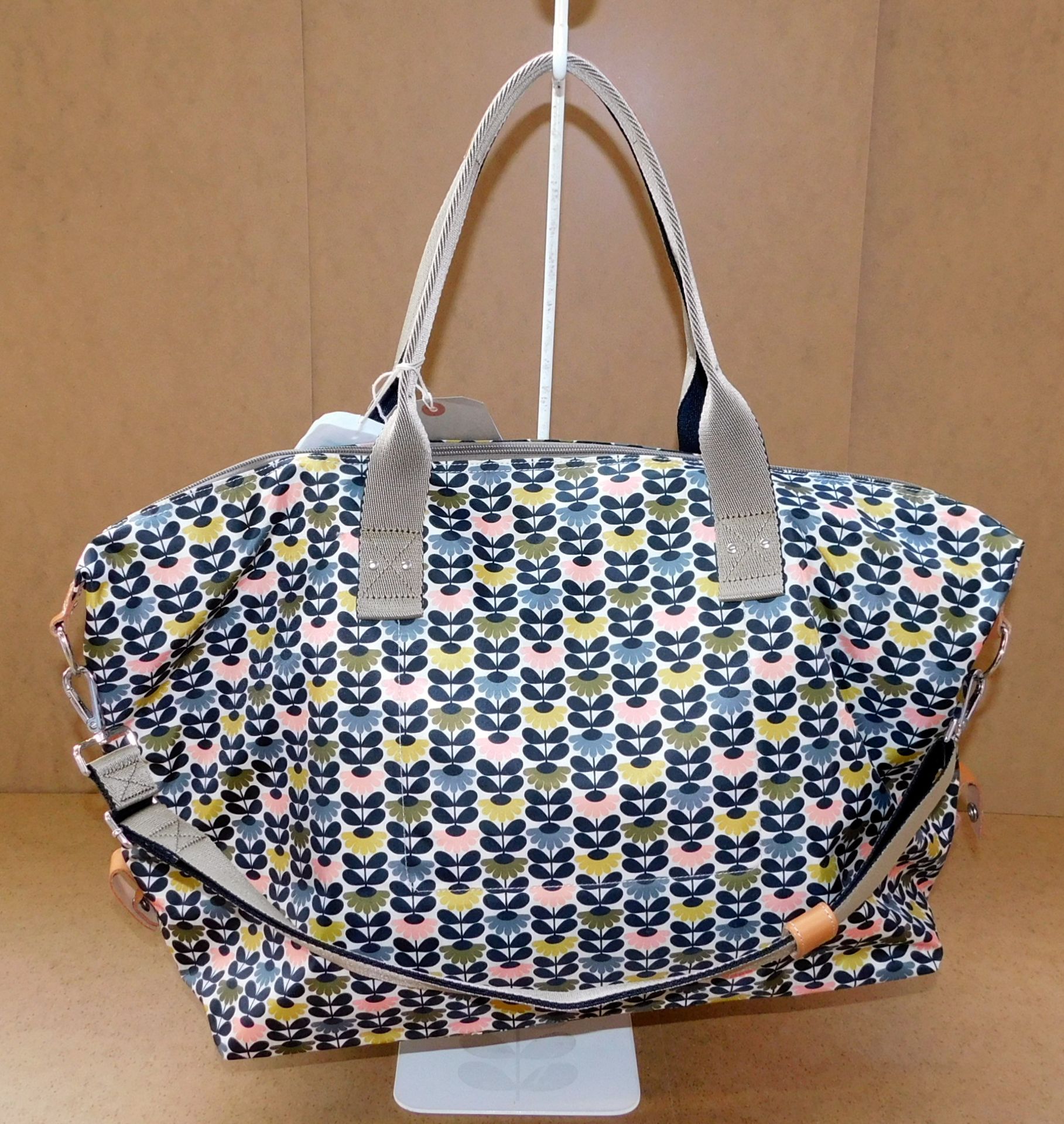 Orla Kiely Mini Wild Daisy Print Print Zip Holdall, Multi, RRP £145