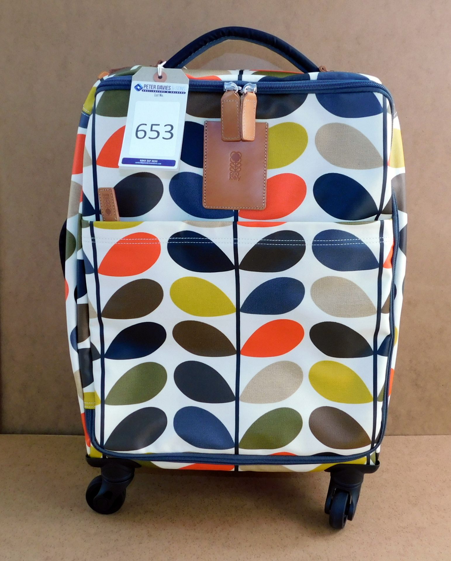 Orla Kiely Classic Multi Stem Travel Cabin Case, Multi, RRP £215