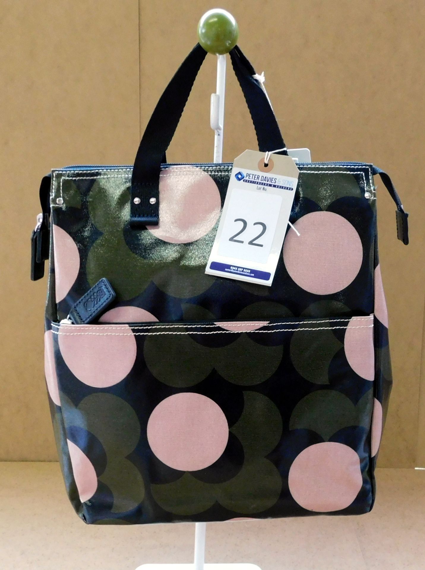 Orla Kiely Shadow Flower Backpack, Forest, RRP £155