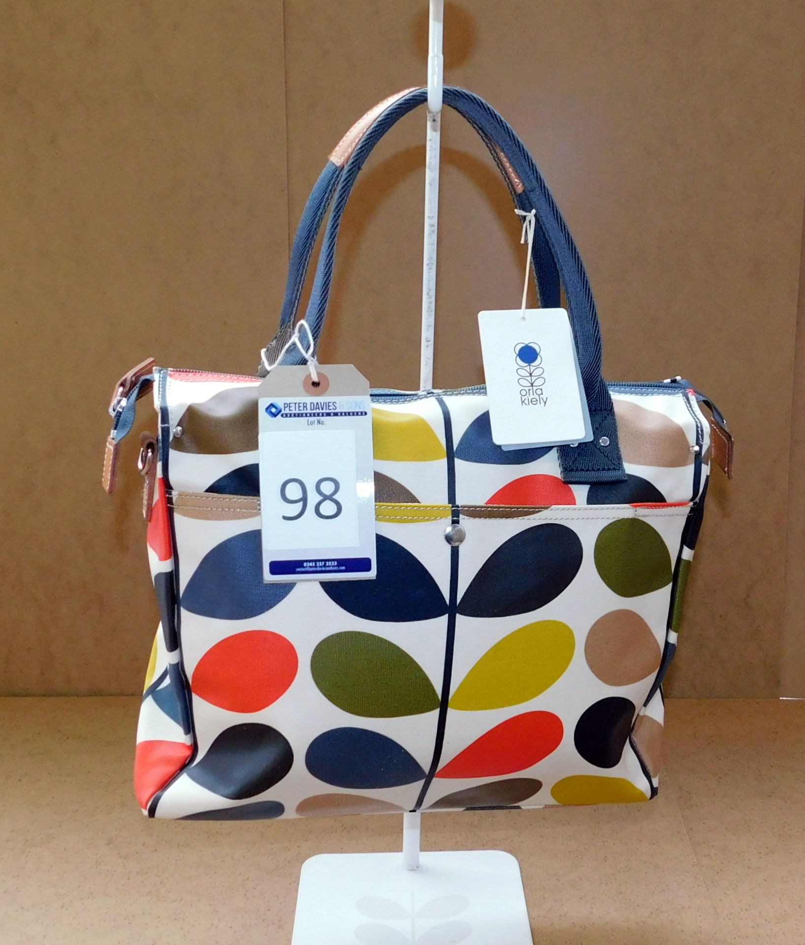 Orla Kiely Classic Multi Stem Zip Messenger, multi, RRP £165