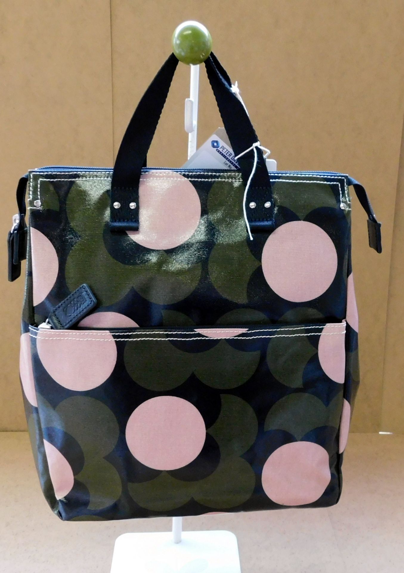 Orla Kiely Shadow Flower Backpack, Forest, RRP £155