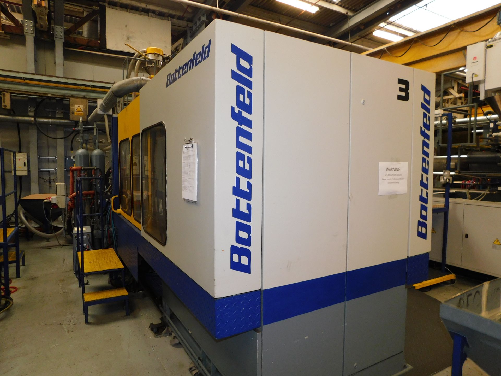 1991 Bettenfeld BN-T5000, Injection Moulding Machine, Serial Number: 47479, Plant Number: 3 870mm - Image 7 of 9