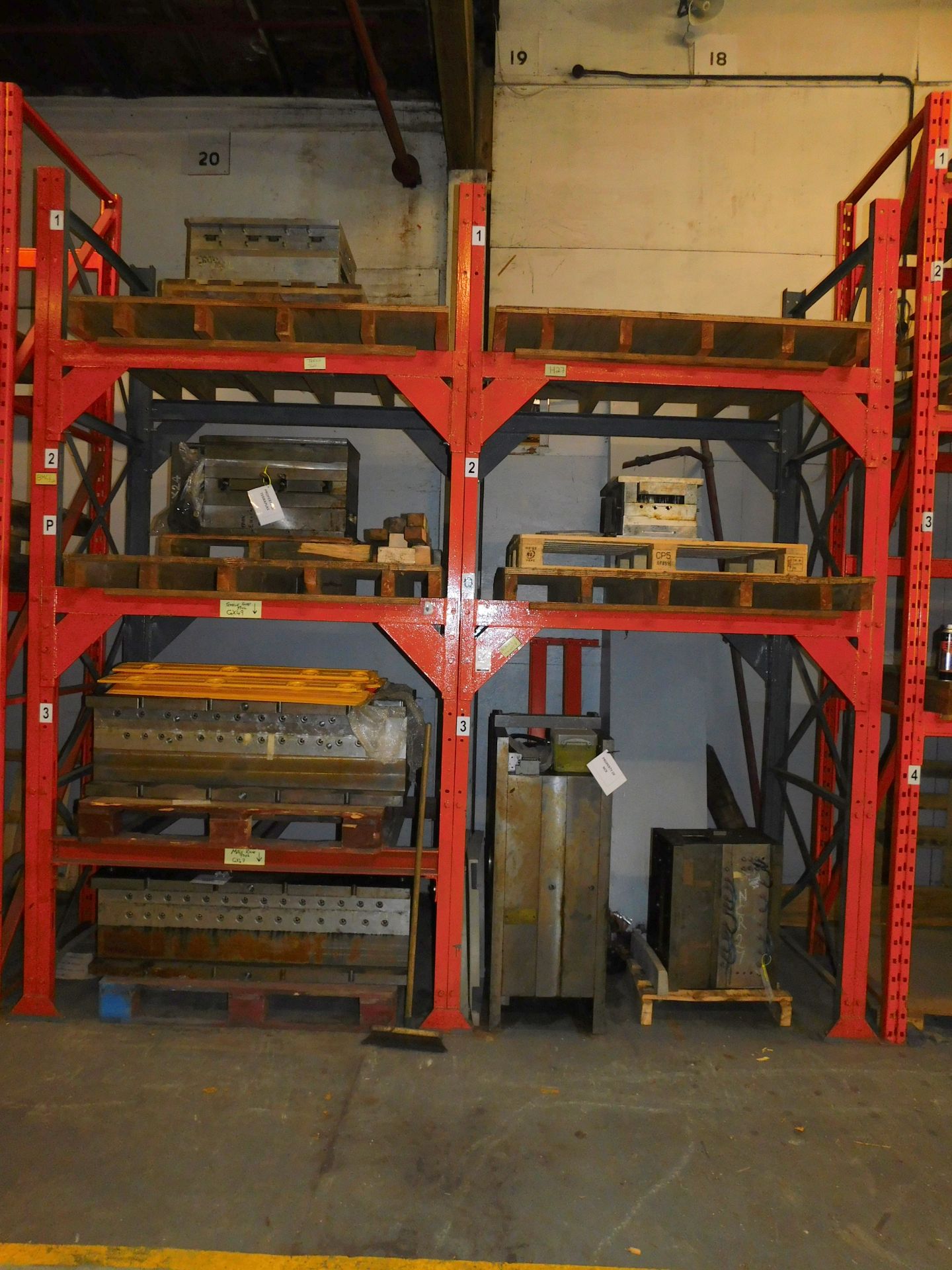 16 Bays Purpose Built Heavy Duty Welded Steel Tooling Racking - Image 3 of 3