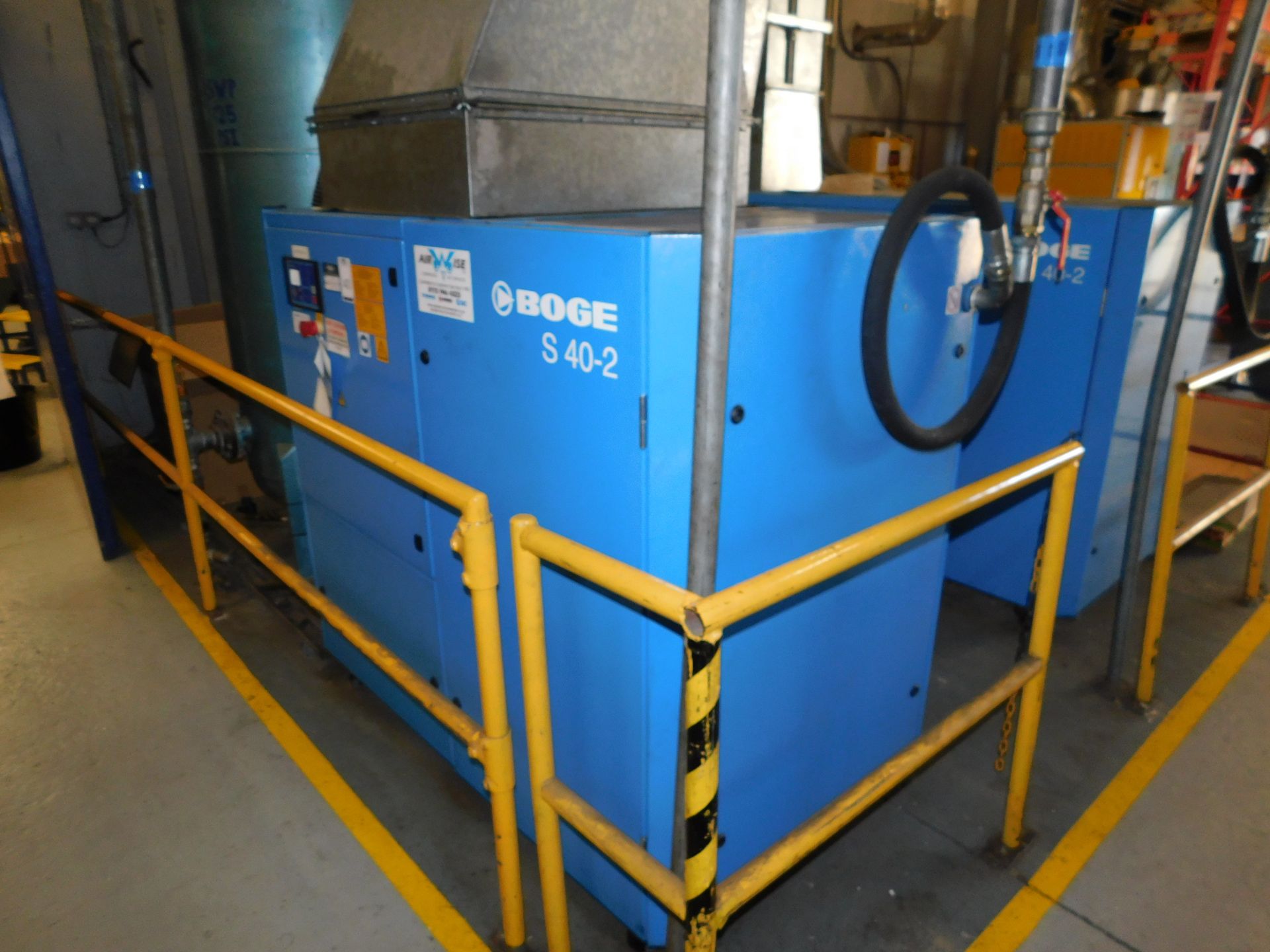 Boge S40-2 Rotary Screw Air Compressor, Serial Number: 5053766, Recorded Hours: 32140 (Collection by - Image 2 of 4